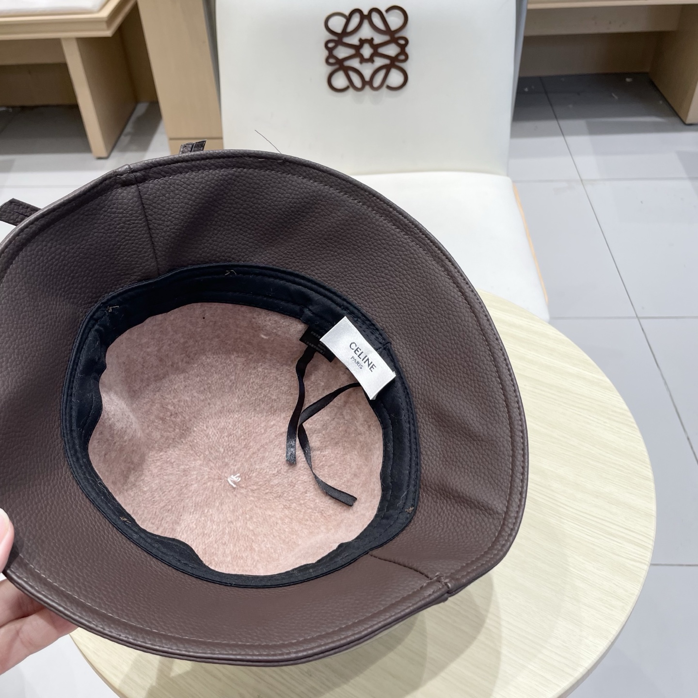  塞琳Celine秋冬季羊毛渔夫帽女2025新款圆顶盆帽显脸小时尚百搭帽子女款保暖