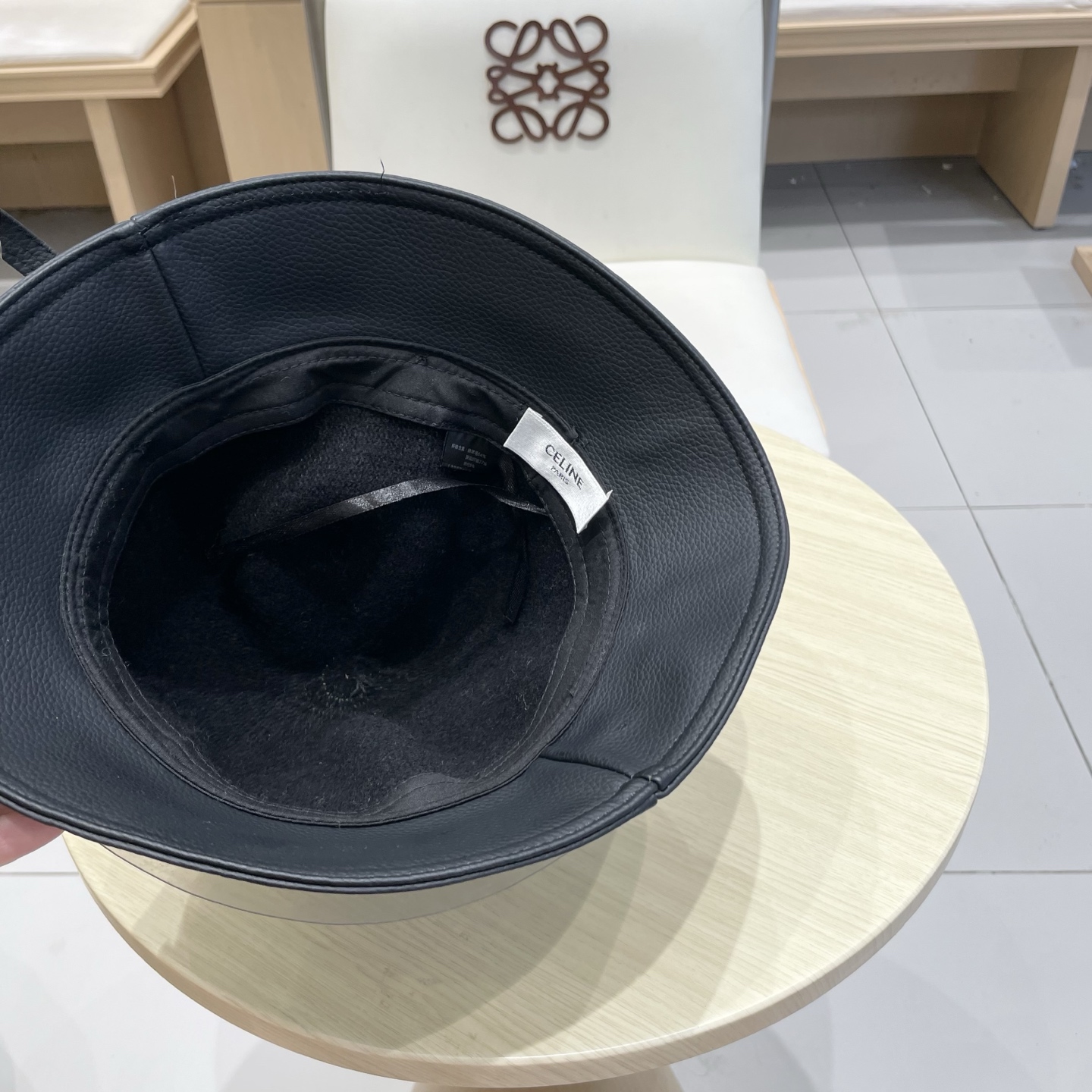  塞琳Celine秋冬季羊毛渔夫帽女2025新款圆顶盆帽显脸小时尚百搭帽子女款保暖