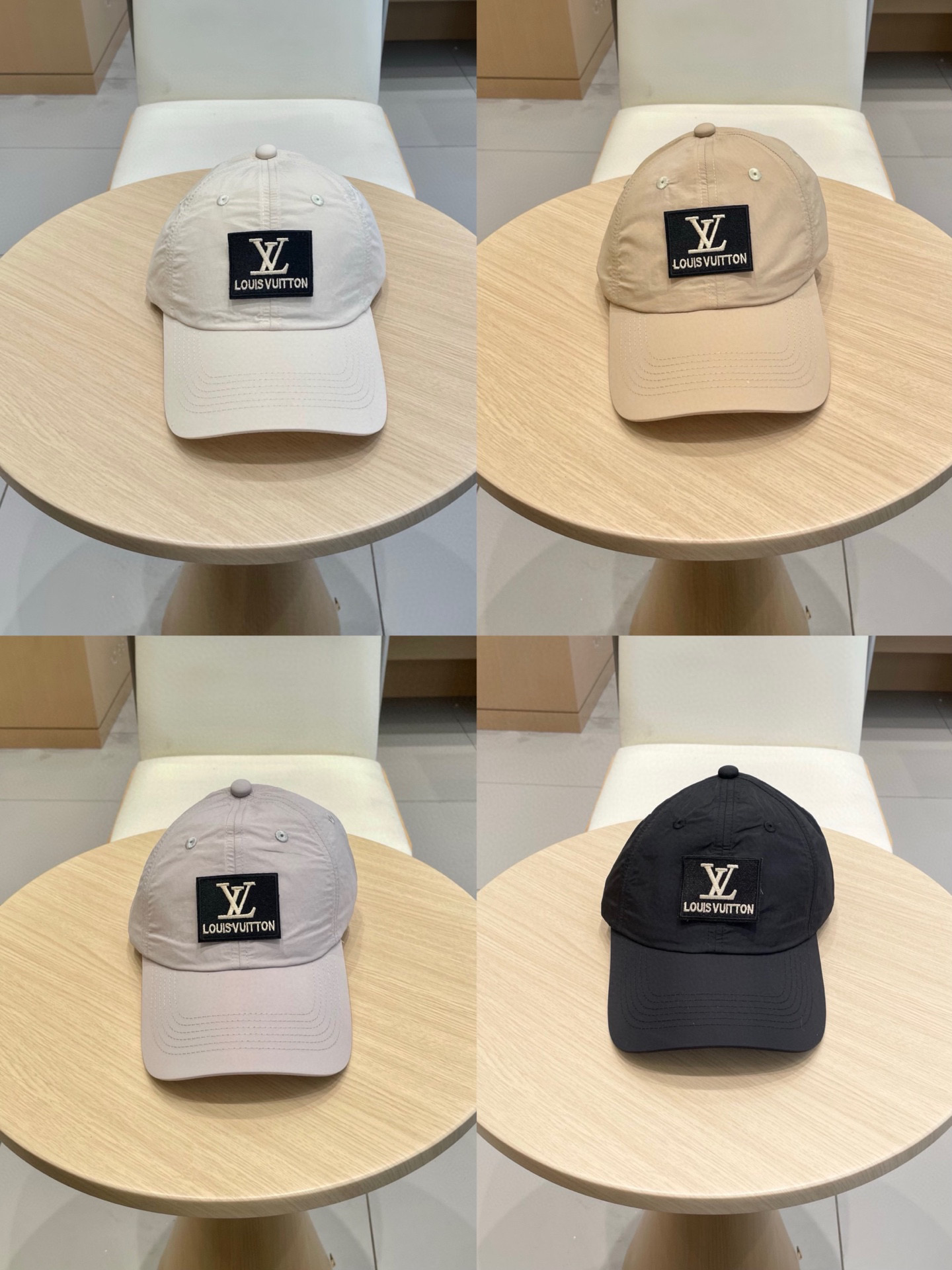  lv路易威登夏季速干棒球帽男女刺绣字母软顶棒球帽户外运动休闲百搭鸭舌帽子