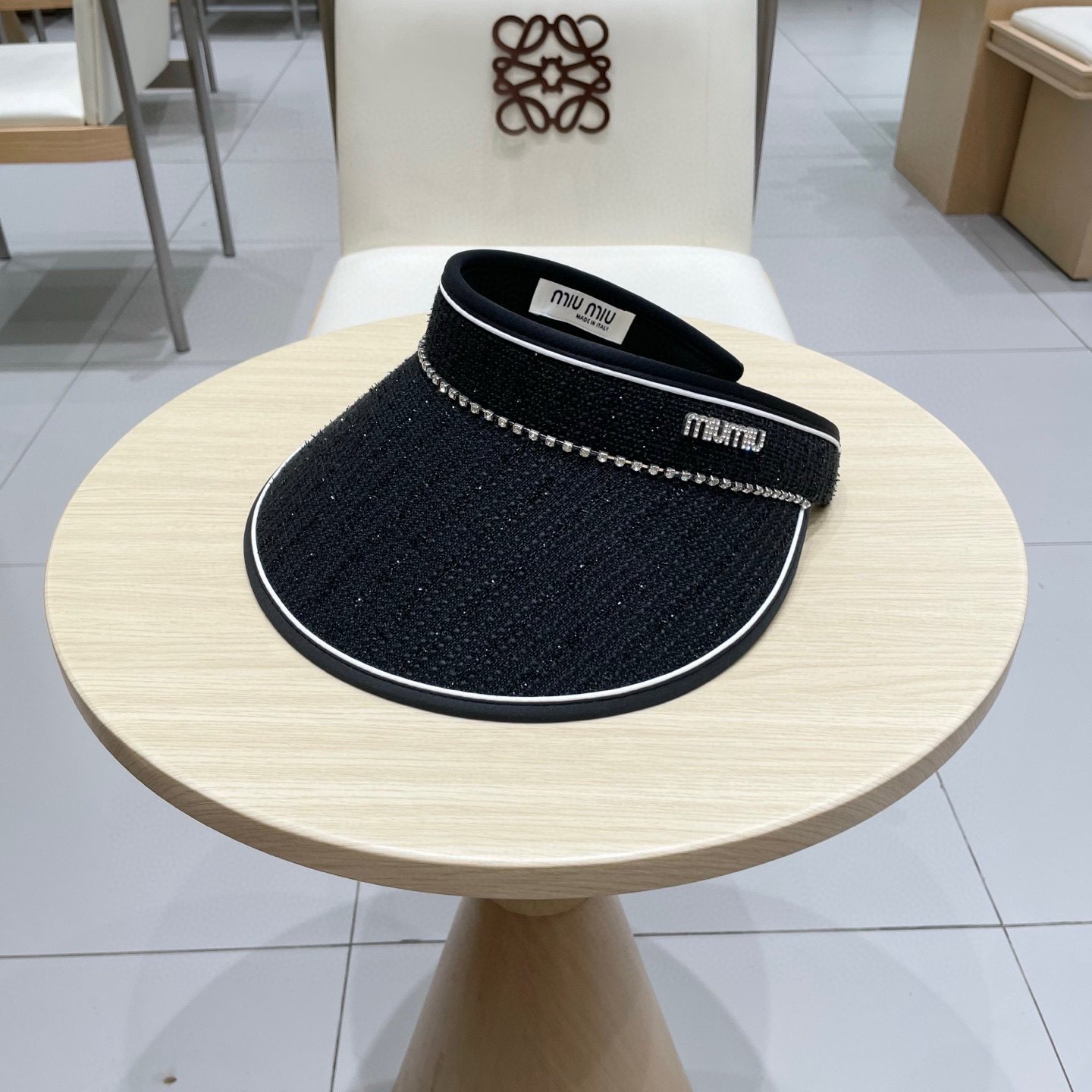  缪缪miumiu空顶发箍遮阳帽