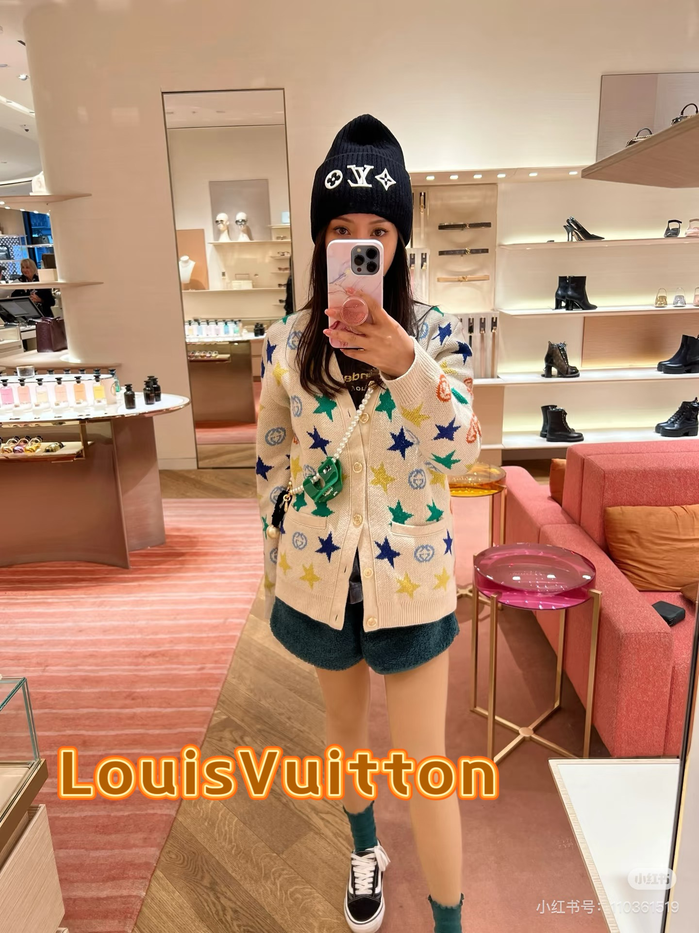  LV路易威登新款毛线帽，专柜款，正品开模