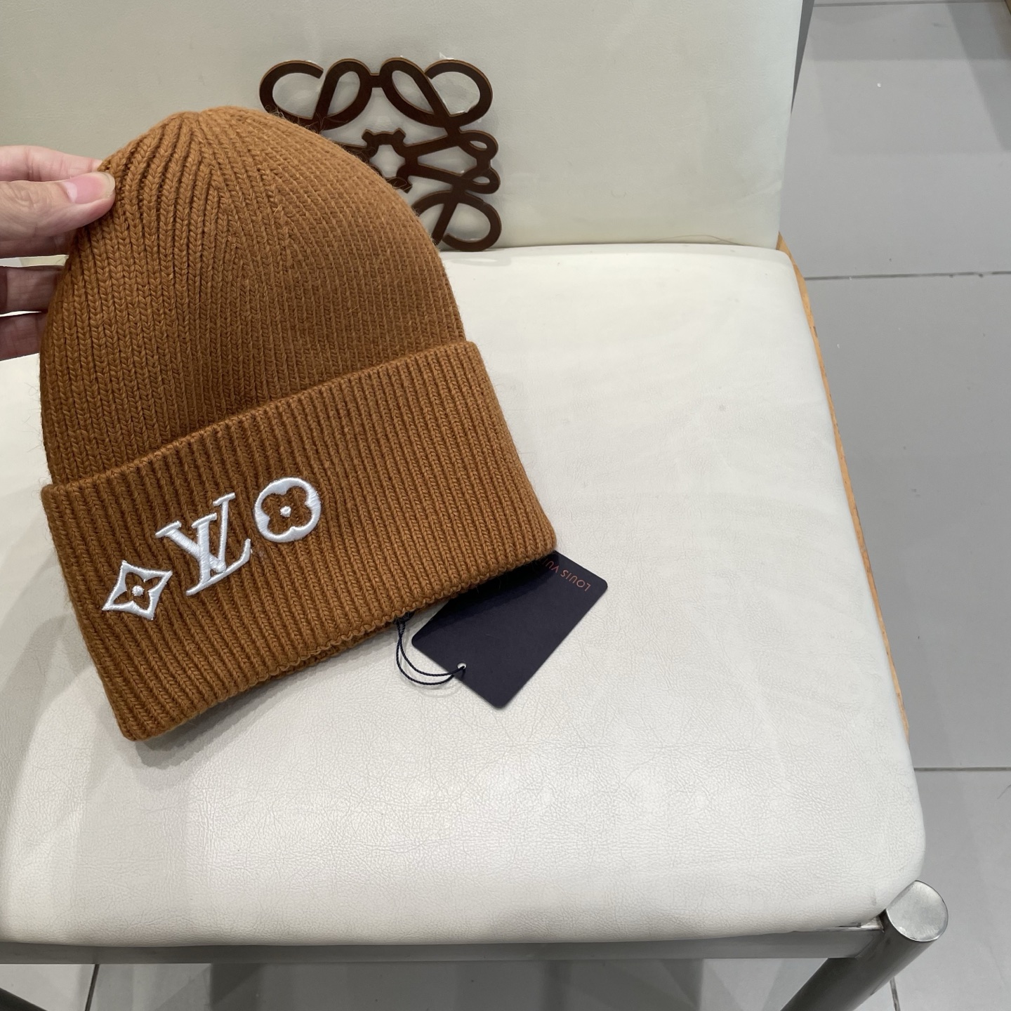  LV路易威登新款毛线帽，专柜款，正品开模