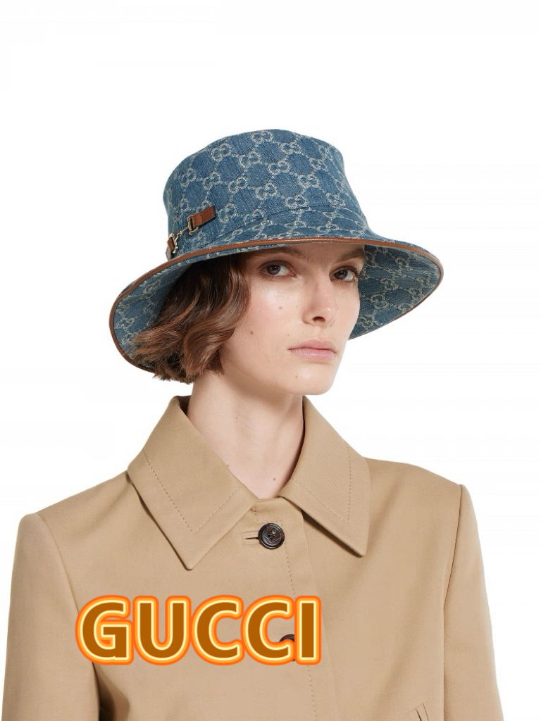  原单品质
GUCCI古奇渔夫帽👒官网新品Gucci渔夫帽火爆来袭 工艺非常精美 高档大气上档次！低调奢