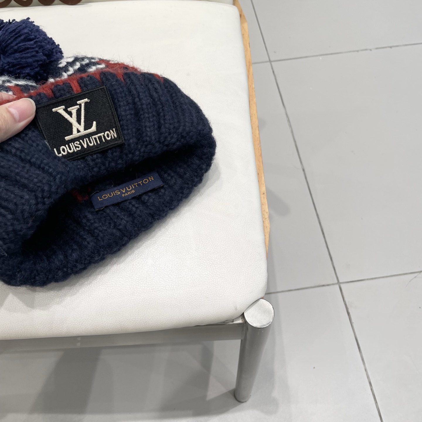  🧢路易威登棒球帽 LouisVuitton😍复古费尔岛风提花针织帽子2025秋冬新款男女百搭加厚保暖毛