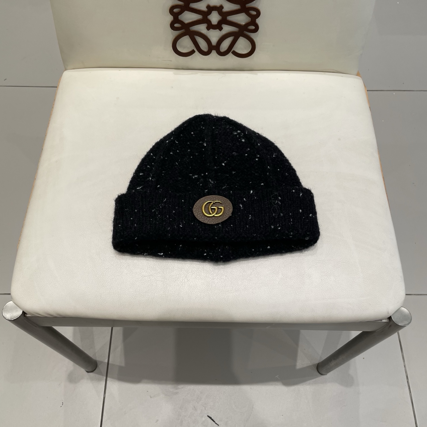  gucci古奇2025新款秋冬季彩色点点针织帽子女韩版百搭显脸小毛线帽保暖冷帽