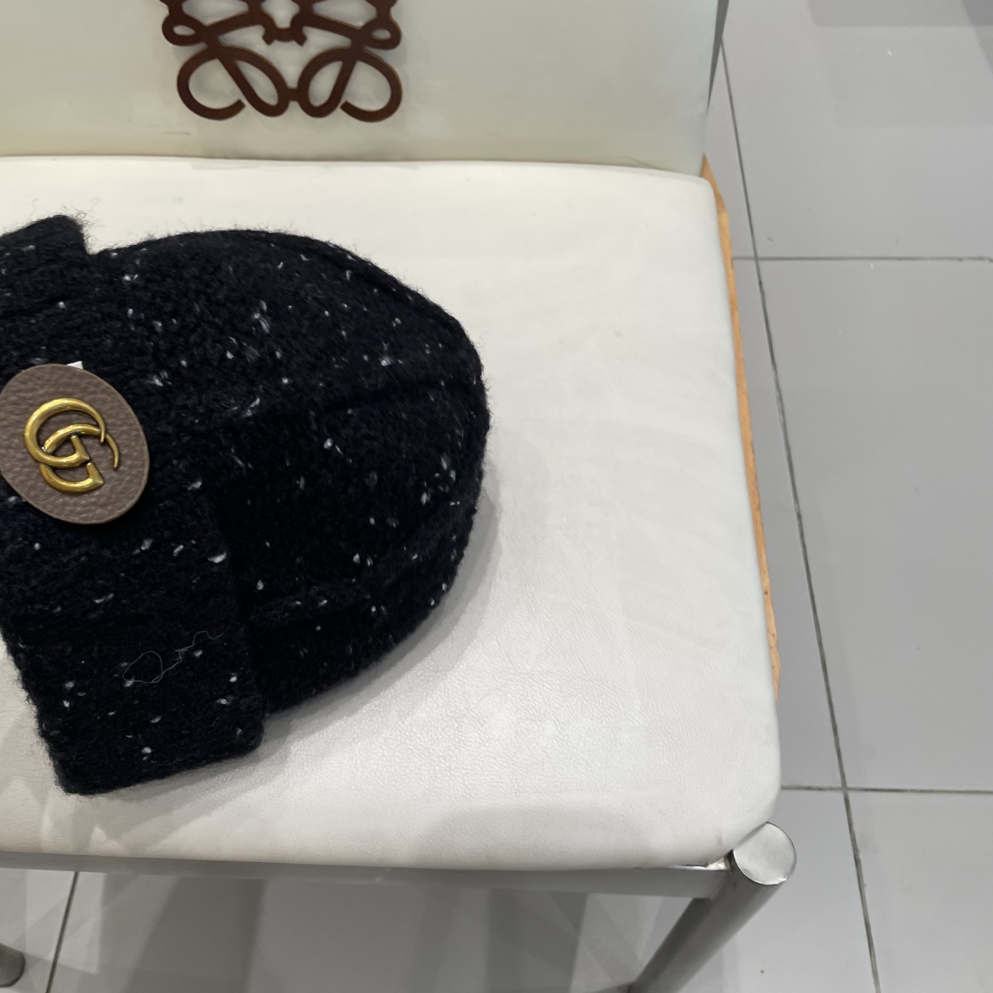  gucci古奇2025新款秋冬季彩色点点针织帽子女韩版百搭显脸小毛线帽保暖冷帽