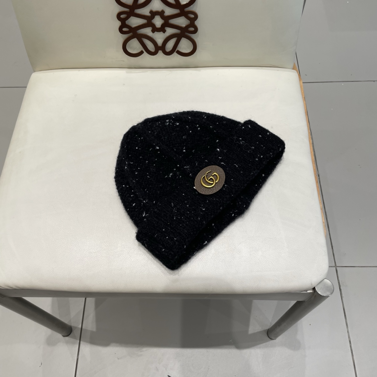  gucci古奇2025新款秋冬季彩色点点针织帽子女韩版百搭显脸小毛线帽保暖冷帽