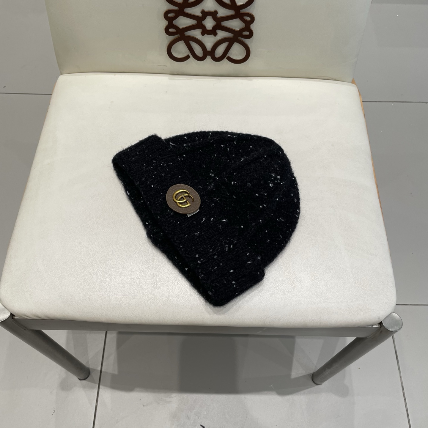  gucci古奇2025新款秋冬季彩色点点针织帽子女韩版百搭显脸小毛线帽保暖冷帽