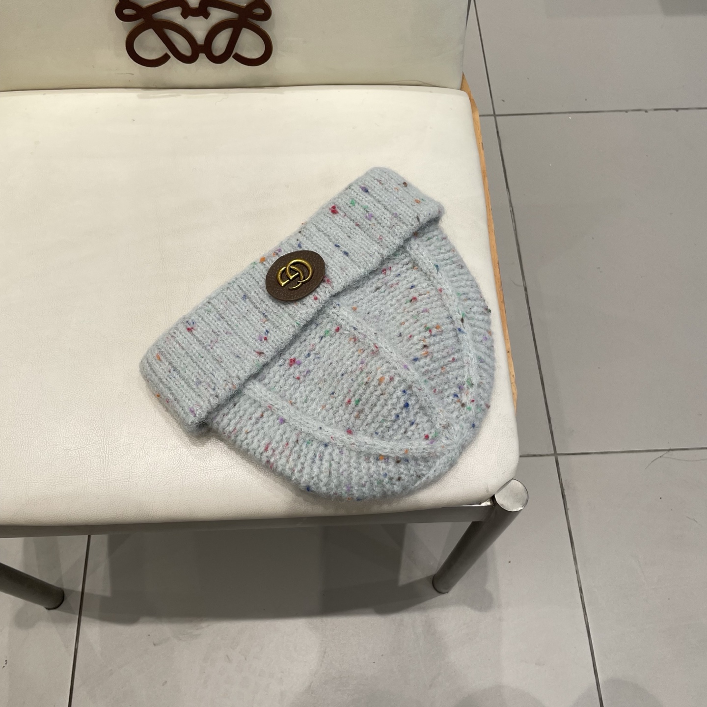  gucci古奇2025新款秋冬季彩色点点针织帽子女韩版百搭显脸小毛线帽保暖冷帽