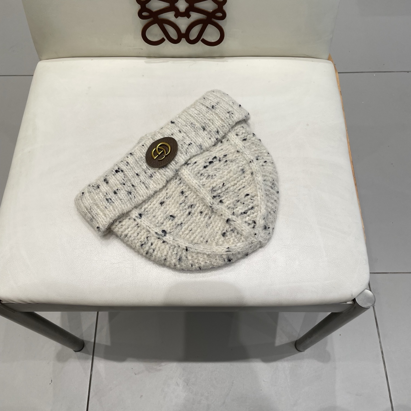  gucci古奇2025新款秋冬季彩色点点针织帽子女韩版百搭显脸小毛线帽保暖冷帽