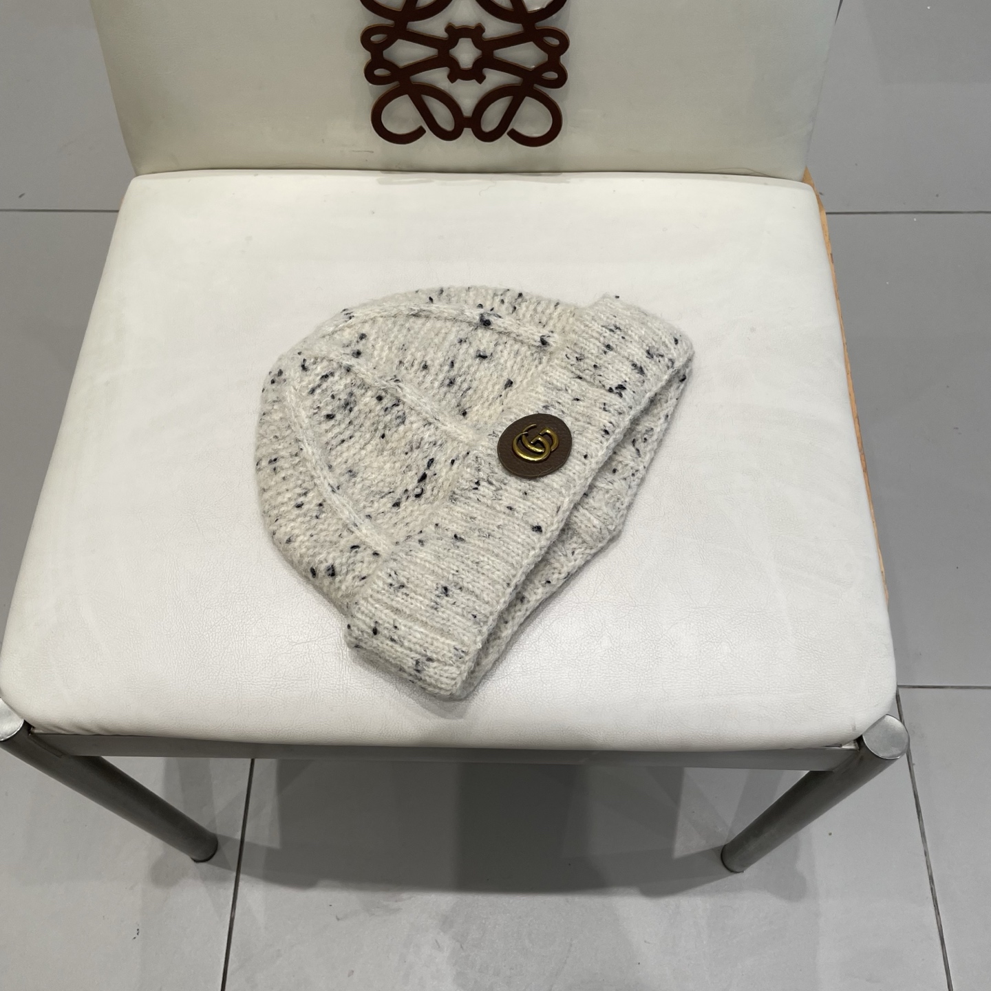  gucci古奇2025新款秋冬季彩色点点针织帽子女韩版百搭显脸小毛线帽保暖冷帽