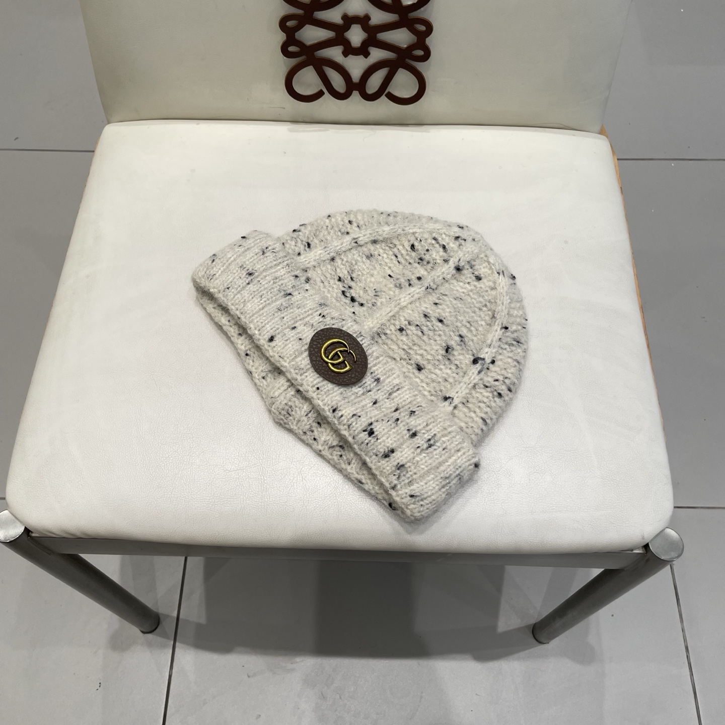  gucci古奇2025新款秋冬季彩色点点针织帽子女韩版百搭显脸小毛线帽保暖冷帽