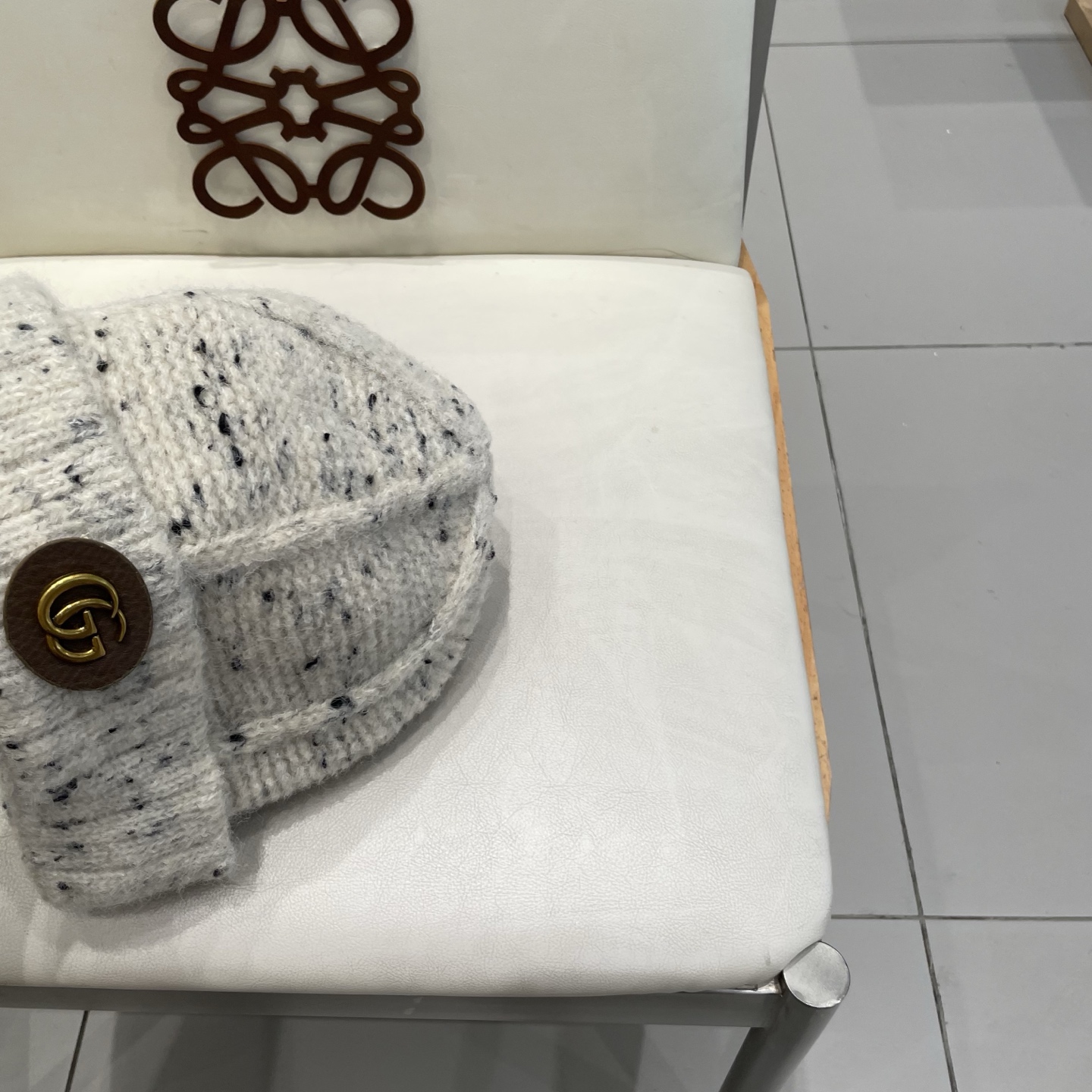  gucci古奇2025新款秋冬季彩色点点针织帽子女韩版百搭显脸小毛线帽保暖冷帽