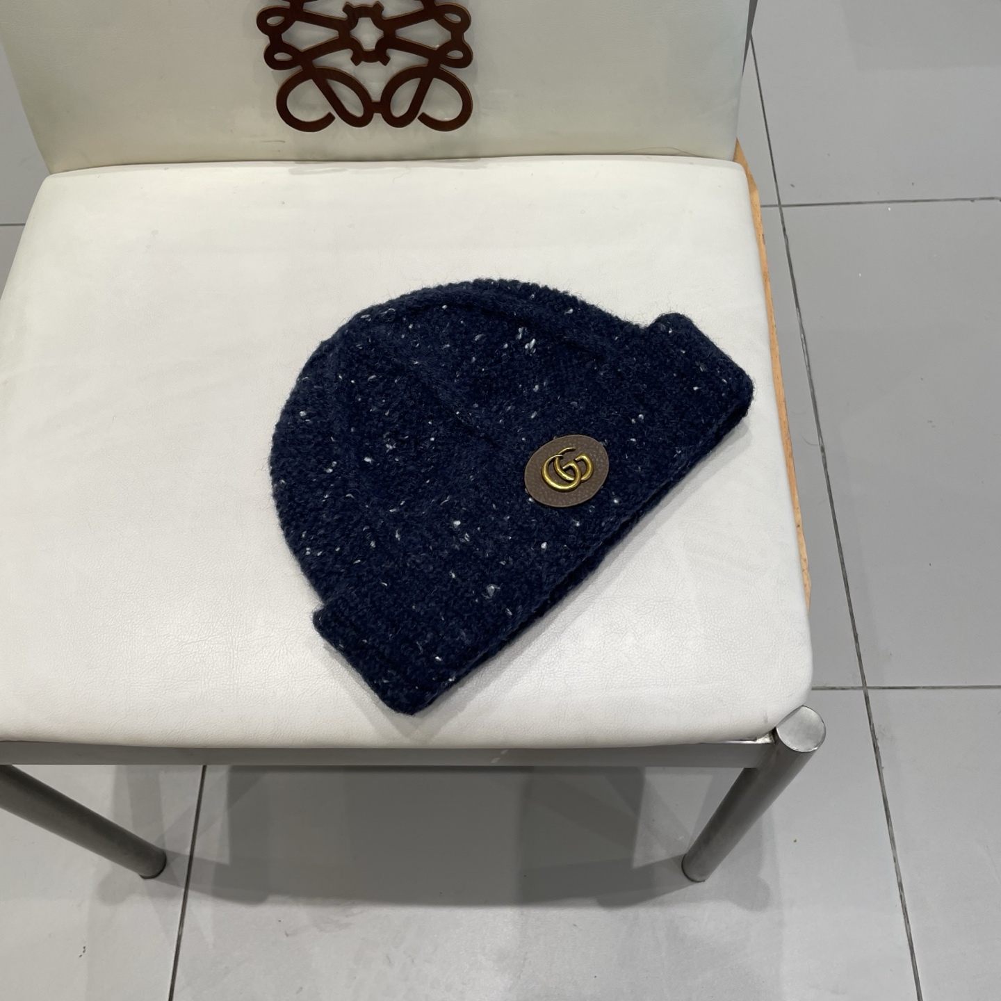  gucci古奇2025新款秋冬季彩色点点针织帽子女韩版百搭显脸小毛线帽保暖冷帽