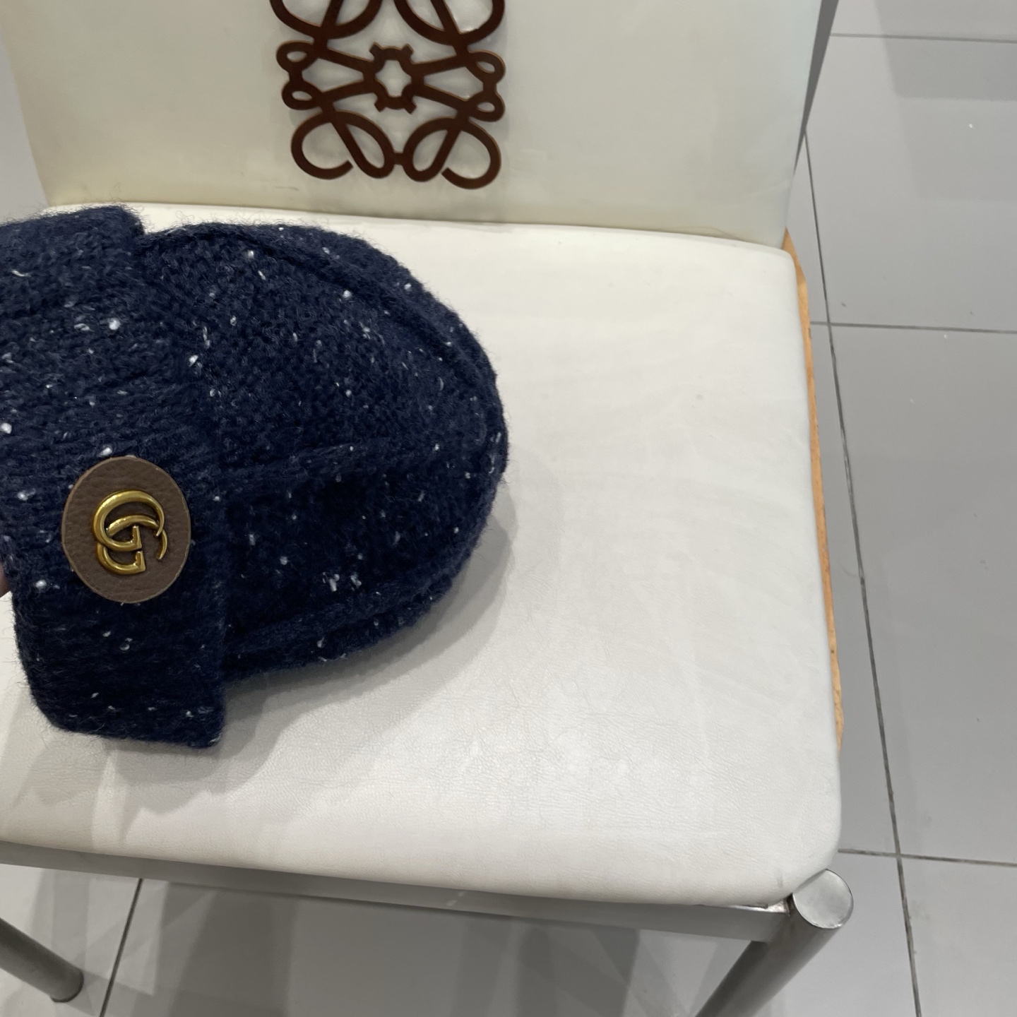  gucci古奇2025新款秋冬季彩色点点针织帽子女韩版百搭显脸小毛线帽保暖冷帽