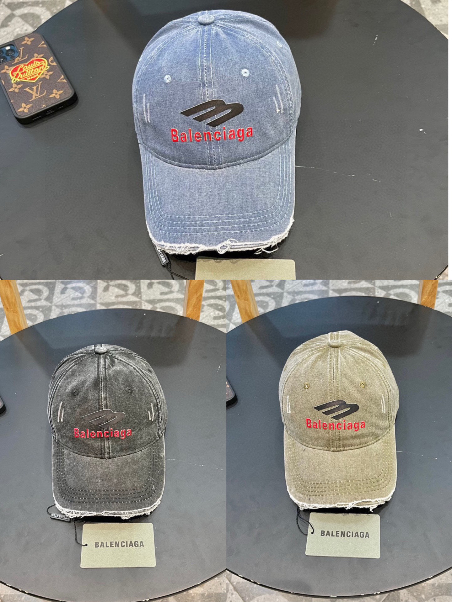  🧢巴黎世家Balenciaga，经典棒球帽
简单的单品最重细节 高克重双纱纯棉 面料和工艺都是一流 ，