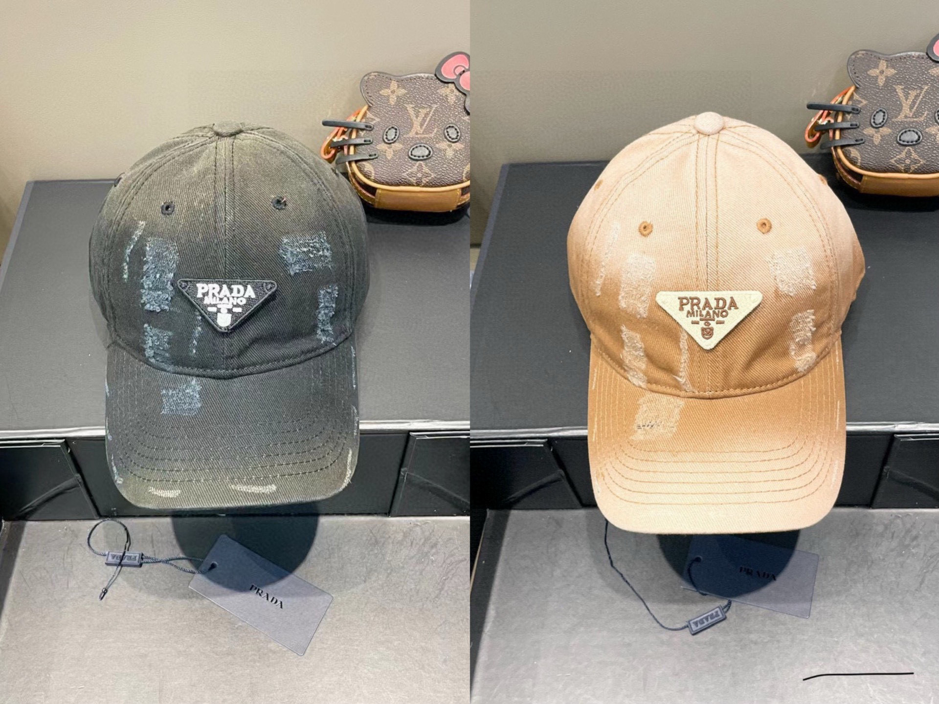   PRADA 普拉达 新品棒球帽 时尚潮流，高端做工！非一般的品质，细节看实拍哦