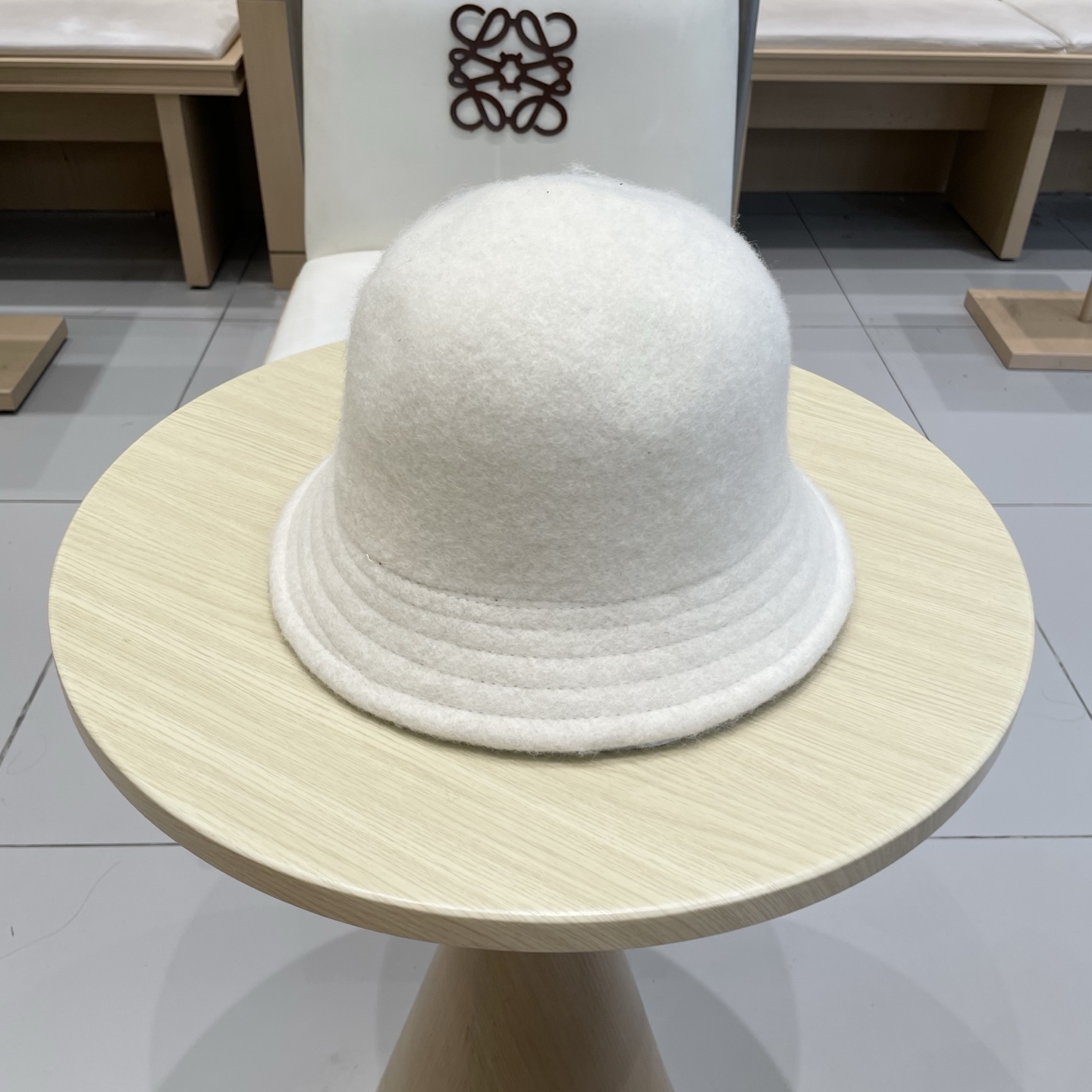  chanel香奈儿羊毛帽子女秋冬新款韩版百搭纯色毛呢渔夫帽可折叠显脸小保暖盆帽