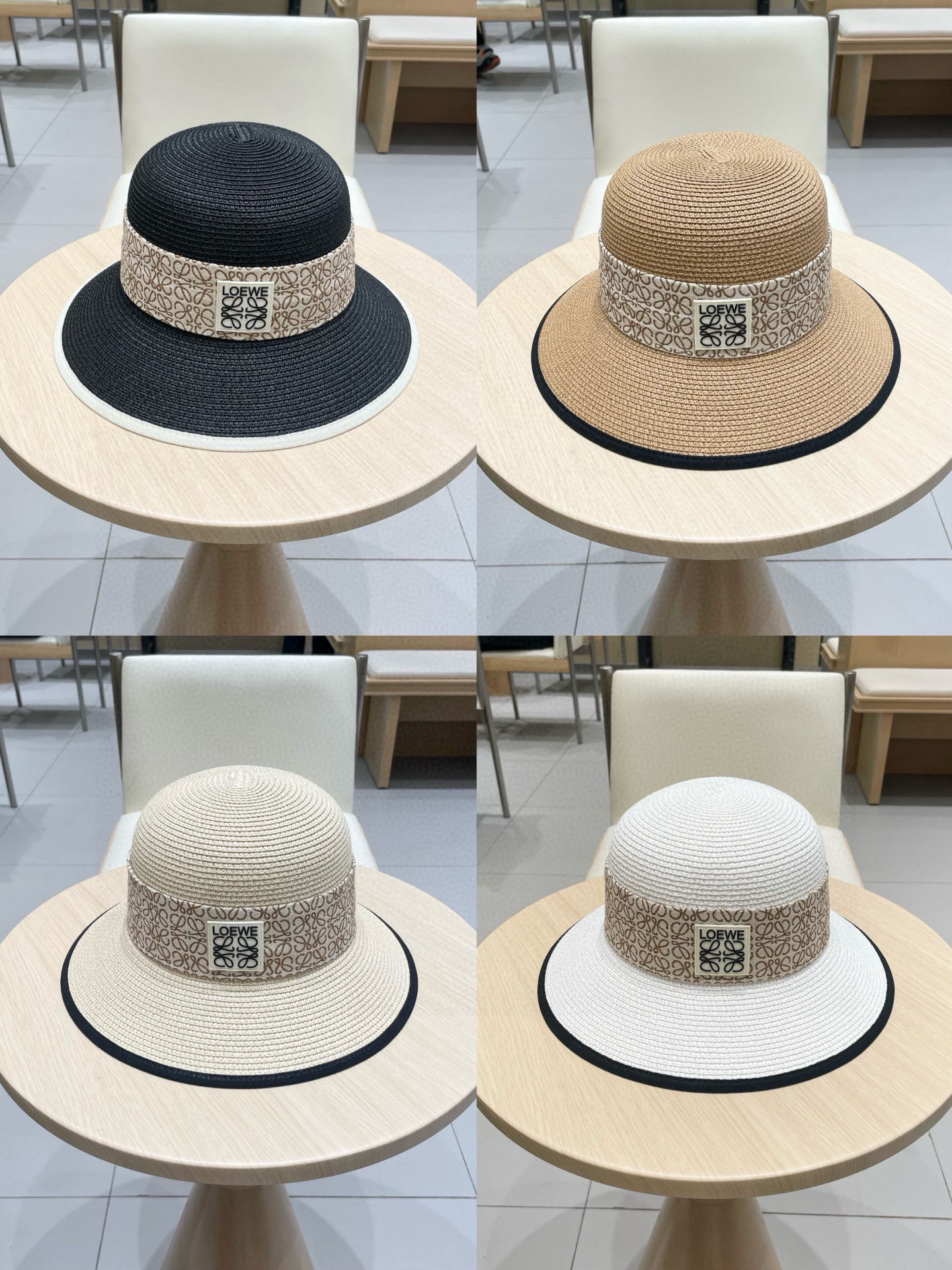  【LOEWE罗意威】
2025新款大牌编织圆顶草帽  夏天海边首选～
新款材质编织而成～质感满分💯