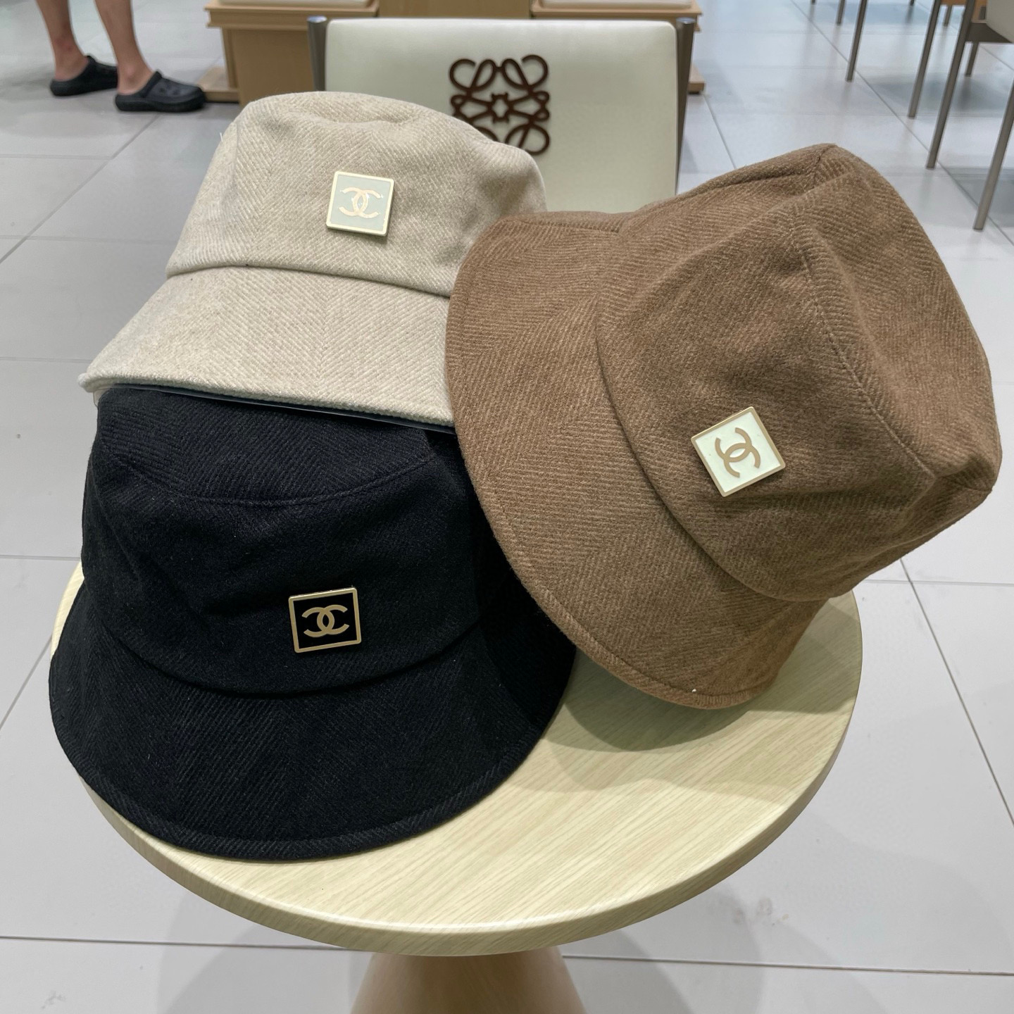  chanel香奈儿2025新款秋款做旧复古百搭遮阳渔夫帽大头围显脸小防晒盆帽