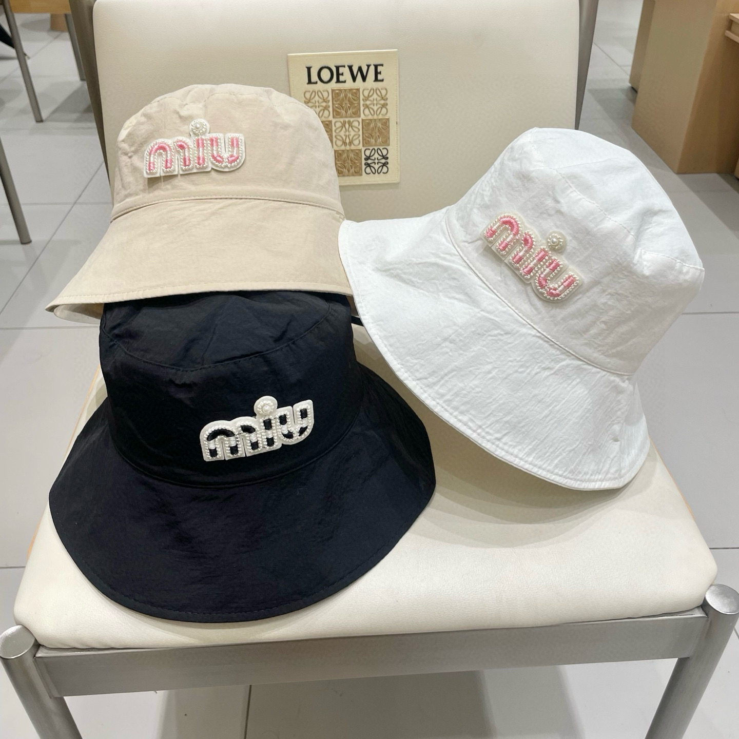  miumiu缪缪新款渔夫帽，头围57cm