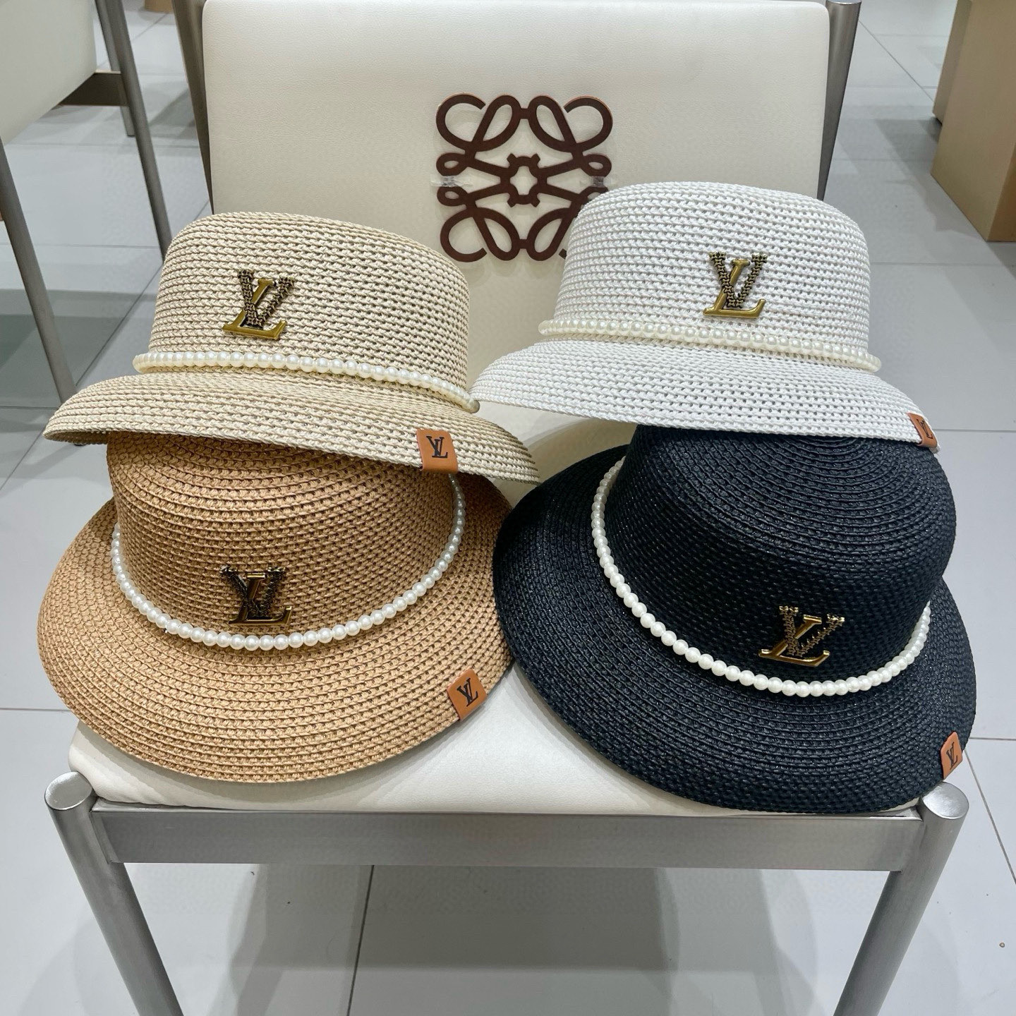  LV新款草帽，镂空设计，旅游必备，头围57cm