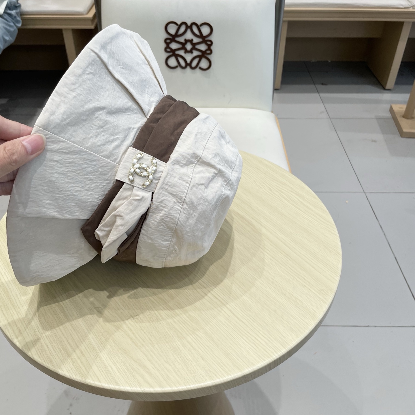  chanel香奈儿女士夏季遮阳防晒帽防紫外线太阳帽时尚显脸小渔夫帽春秋盆帽