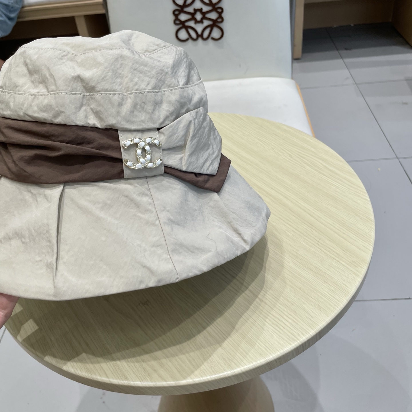  chanel香奈儿女士夏季遮阳防晒帽防紫外线太阳帽时尚显脸小渔夫帽春秋盆帽