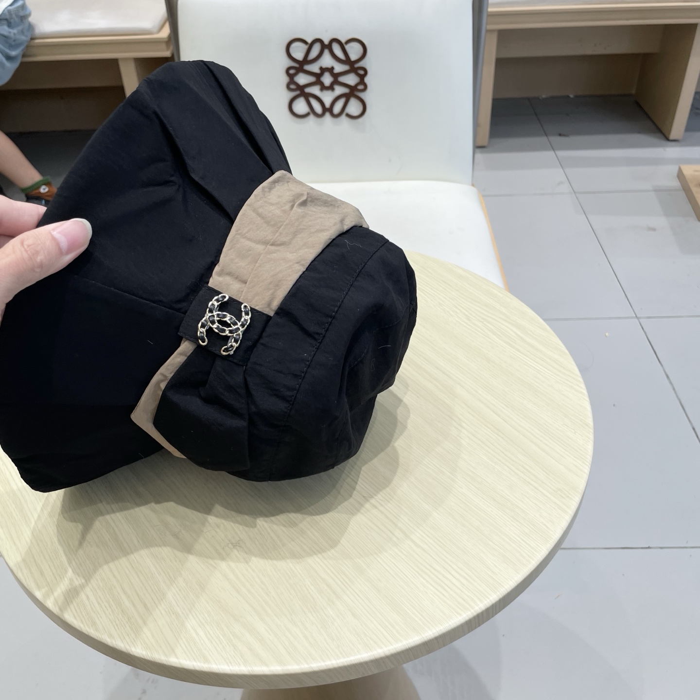  chanel香奈儿女士夏季遮阳防晒帽防紫外线太阳帽时尚显脸小渔夫帽春秋盆帽