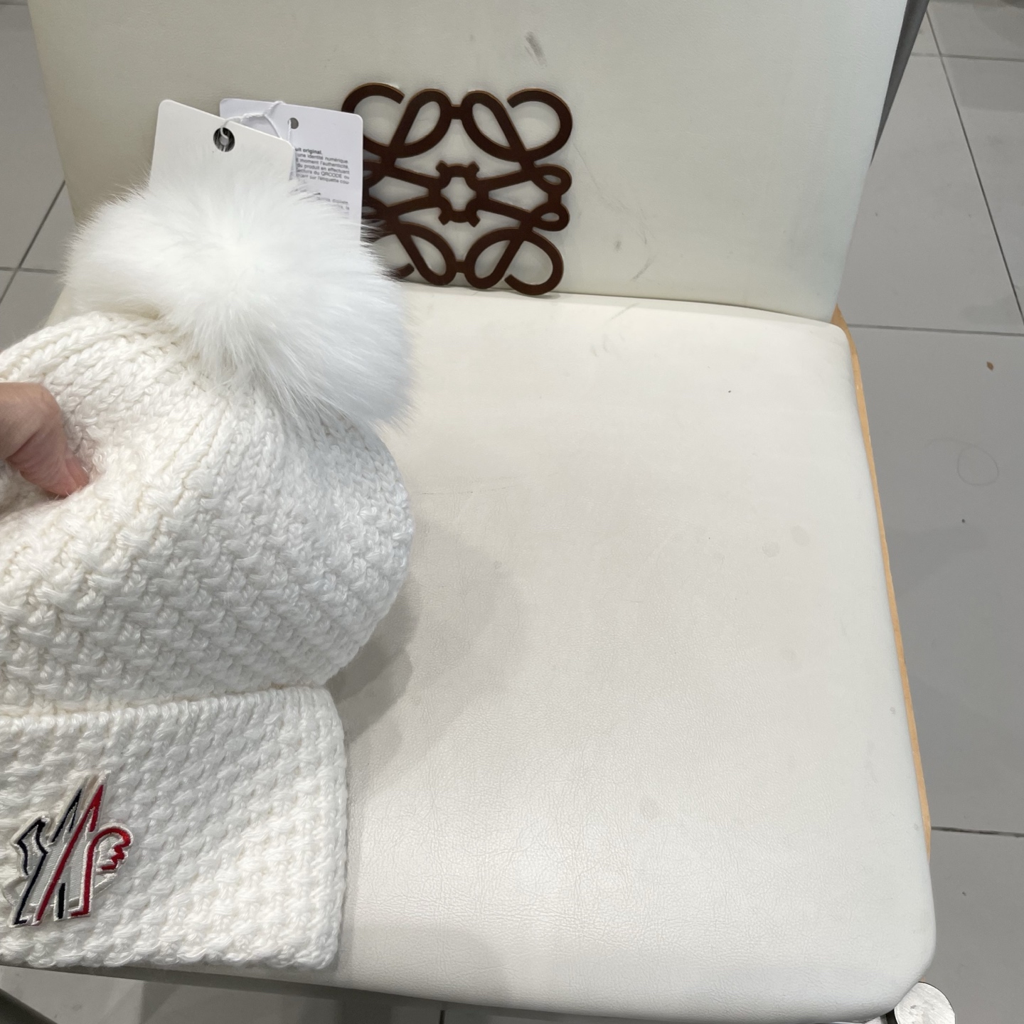  蒙口MONCLER🎩官方热卖爆款，羊毛针织毛线帽，百分之70羊毛，30兔毛，时尚好品质高端大气，超柔软