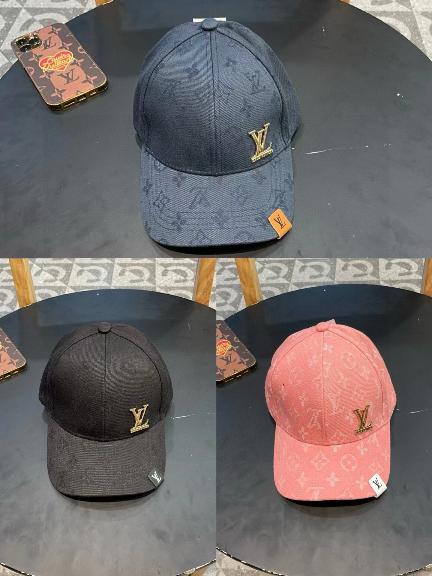  LouiVuittonLV👒专柜新款路易威登家刺绣棒球帽，简单大方 男女通用遮阳帽，