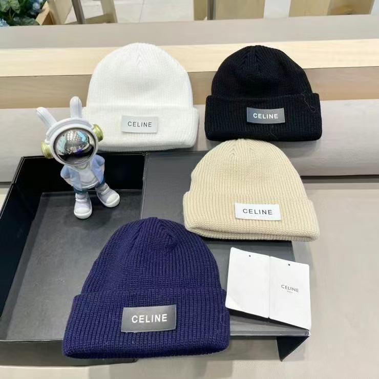   塞琳Celine潮牌ins欧美短款男帽针织保暖毛线帽瓜皮帽子女秋冬季冷帽嘻哈帽