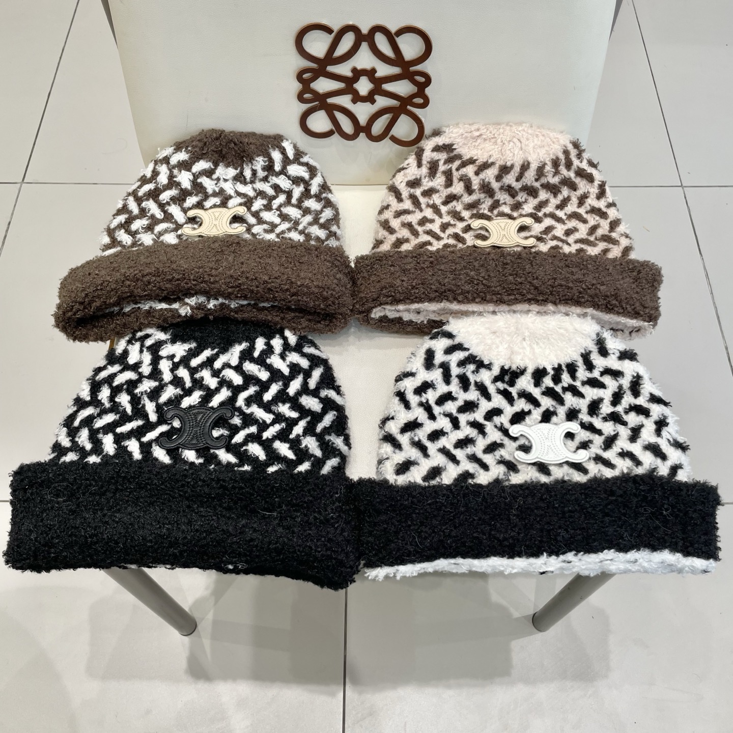  Celine新款针织毛线帽