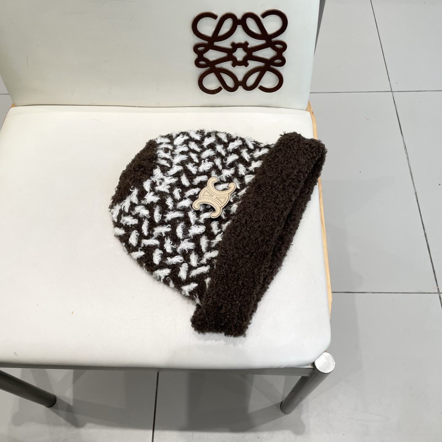  Celine新款针织毛线帽