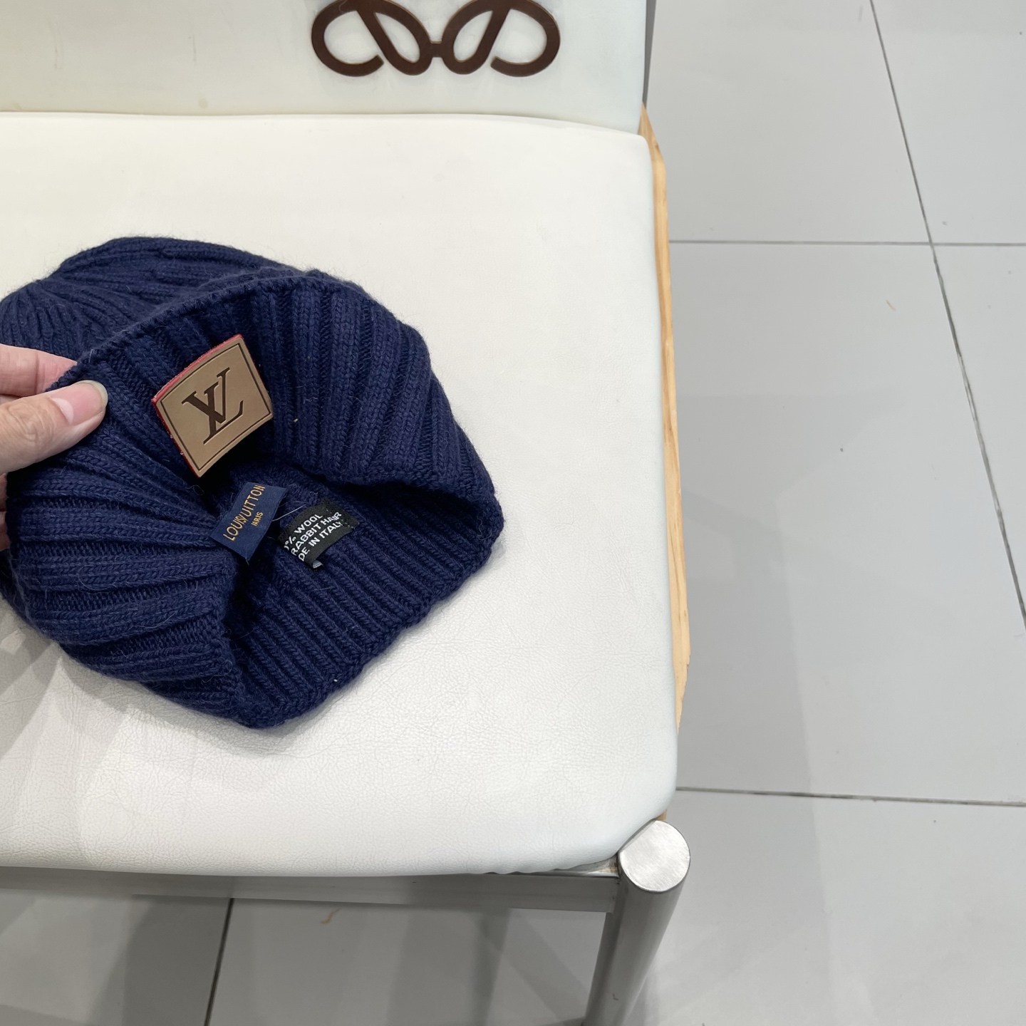  LV路易威登 秋冬新款针织羊毛帽，保暖毛线帽，70羊毛%30兔毛，跑量多色 LV路易威登 秋冬新款针织