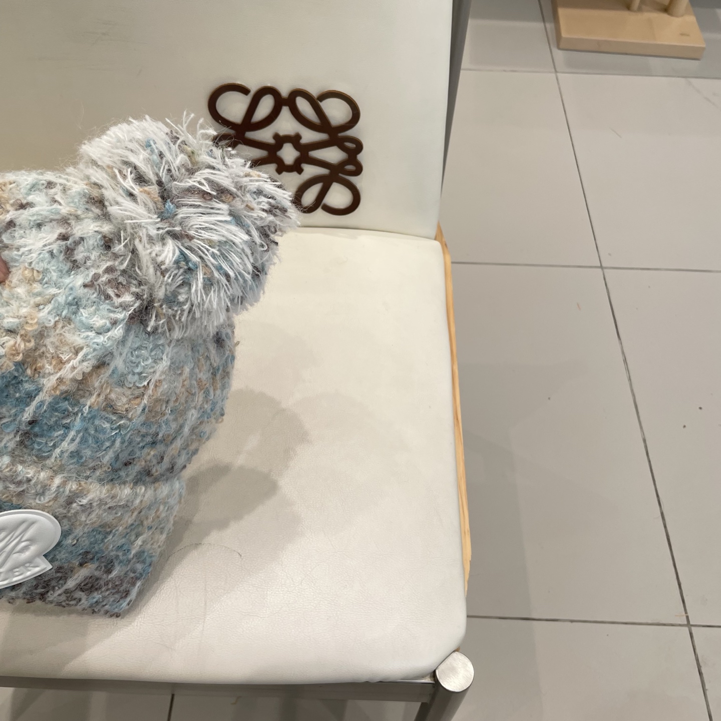  MONCLER蒙口秋冬2025新款大头围羊毛混纺毛线帽保暖护耳条纹针织帽冷帽