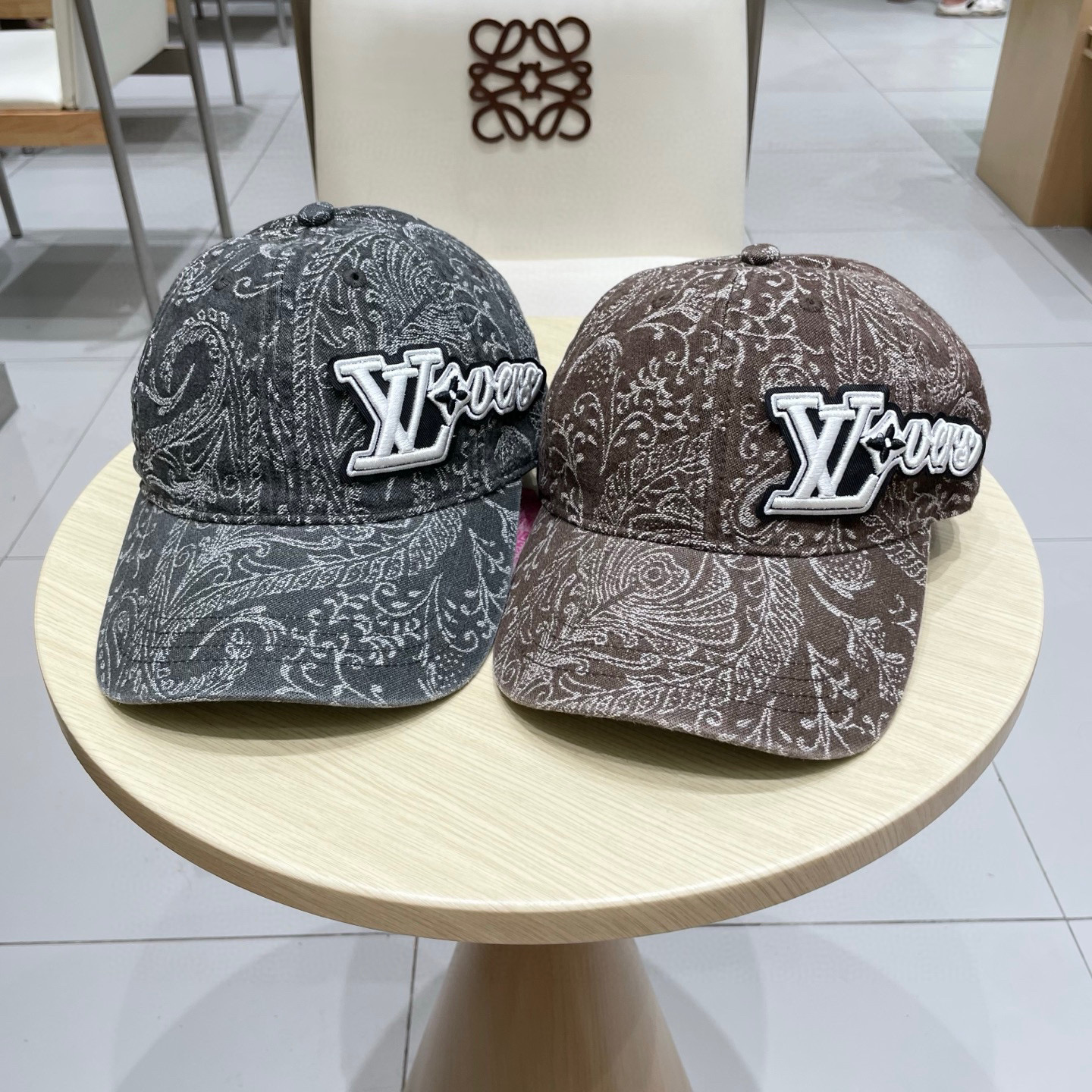  celine塞琳棒球帽暗印花牛仔街拍复古图腾英伦水洗加厚做旧遮阳百搭女式秋季