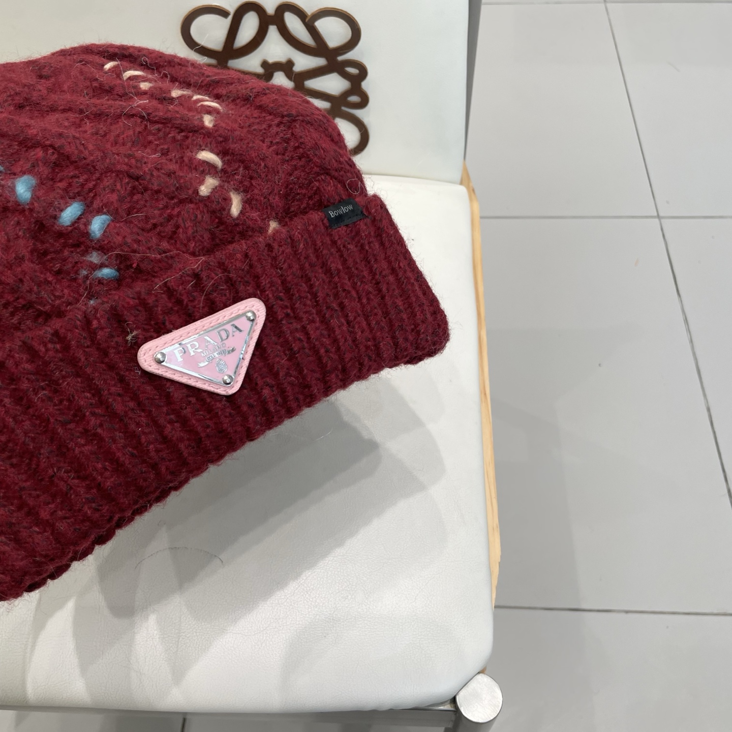  🧢普拉达PRADA👒 秋冬新款针织毛线帽，超火爆💖质感一流，出街超好搭配！减龄神器