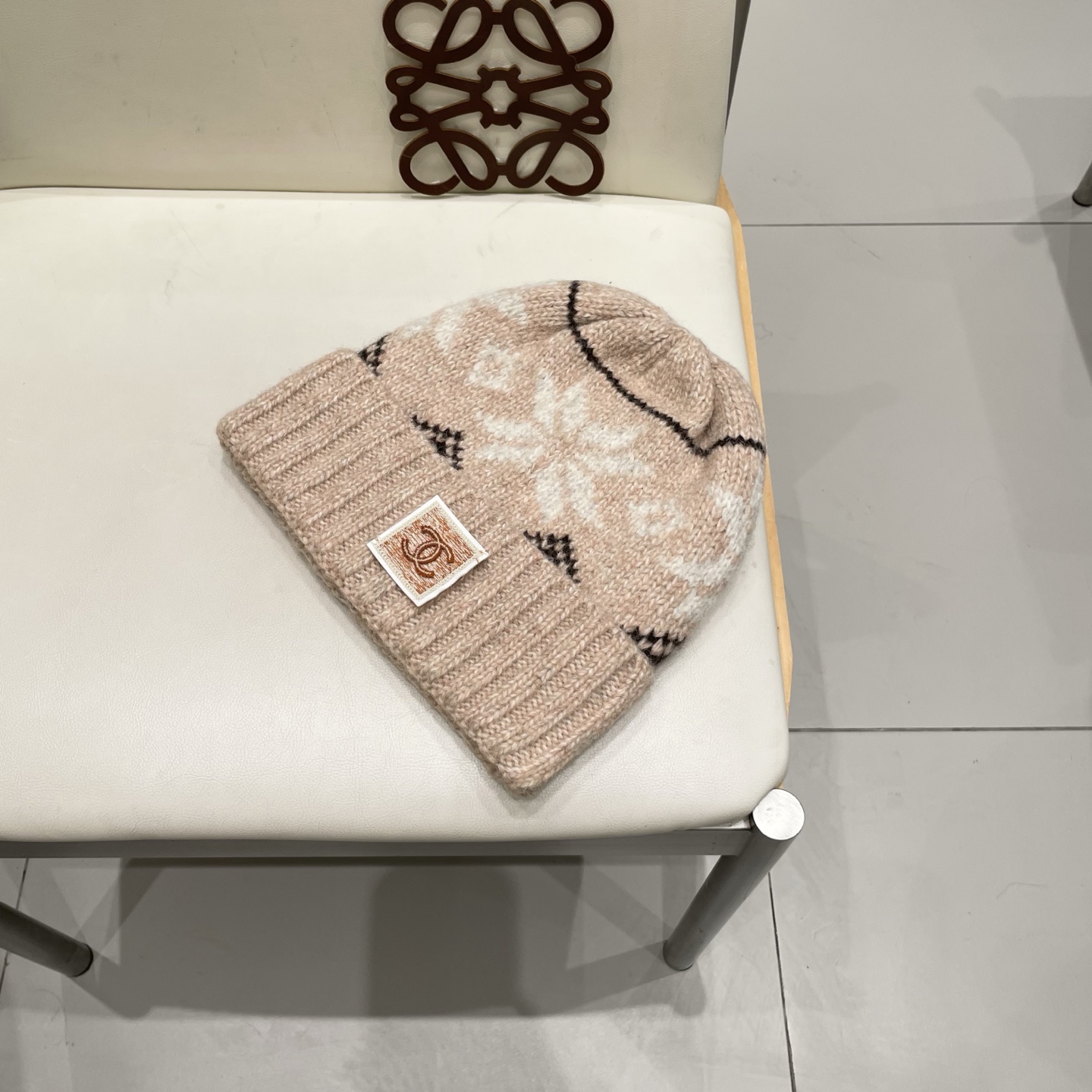  chanel香奈儿秋冬复古费尔岛针织帽女加厚保暖护耳毛线帽男含羊毛混纺防寒帽子