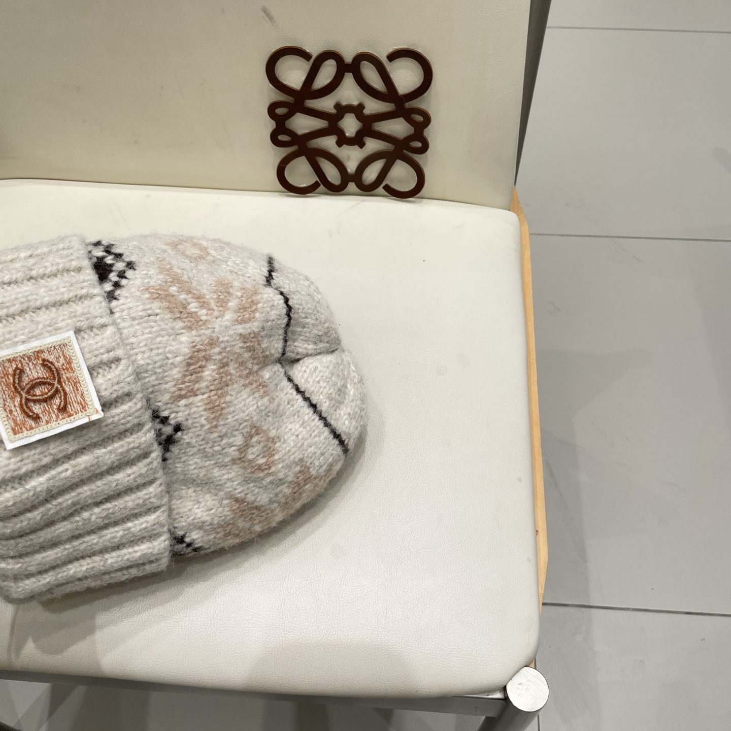  chanel香奈儿秋冬复古费尔岛针织帽女加厚保暖护耳毛线帽男含羊毛混纺防寒帽子