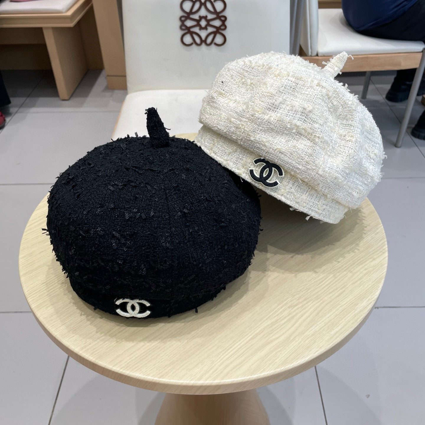  chanel香奈儿小香风贝雷帽女秋款法式优雅百搭显脸小前进帽遮阳渔夫帽名媛帽子