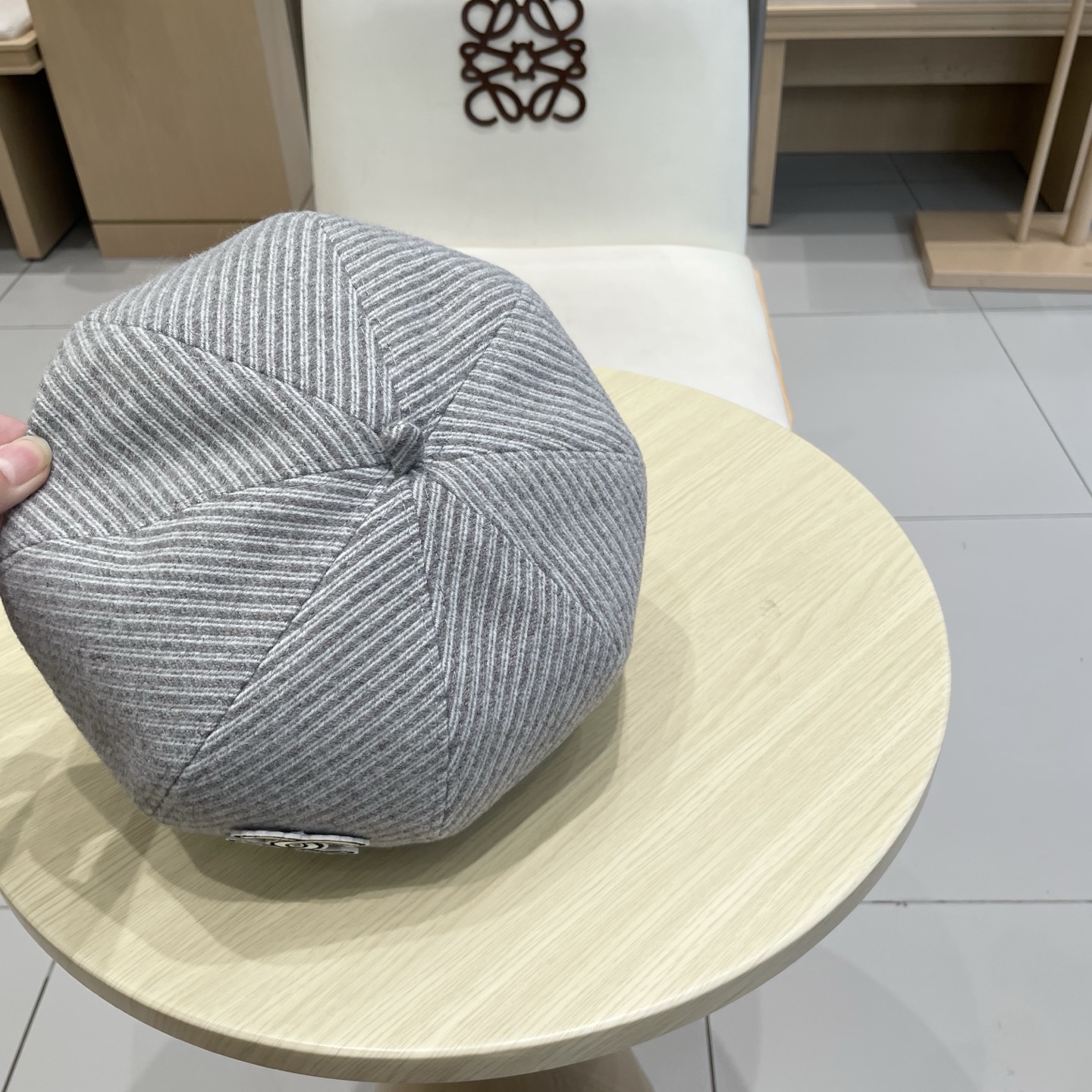  Chanel香奈儿秋冬保暖纹理显瘦减龄毛呢贝雷帽子女网红小众休闲百搭时尚画家帽