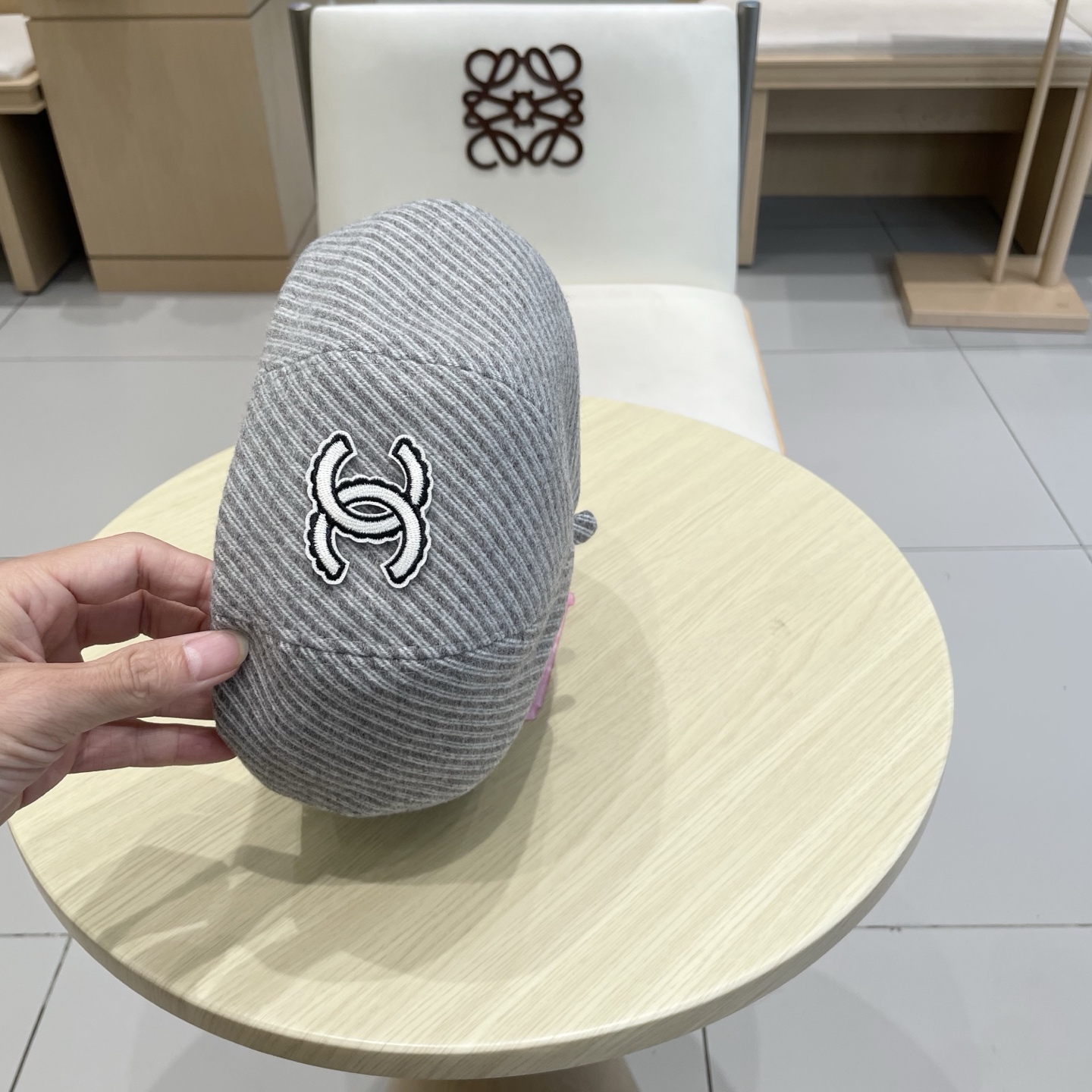  Chanel香奈儿秋冬保暖纹理显瘦减龄毛呢贝雷帽子女网红小众休闲百搭时尚画家帽