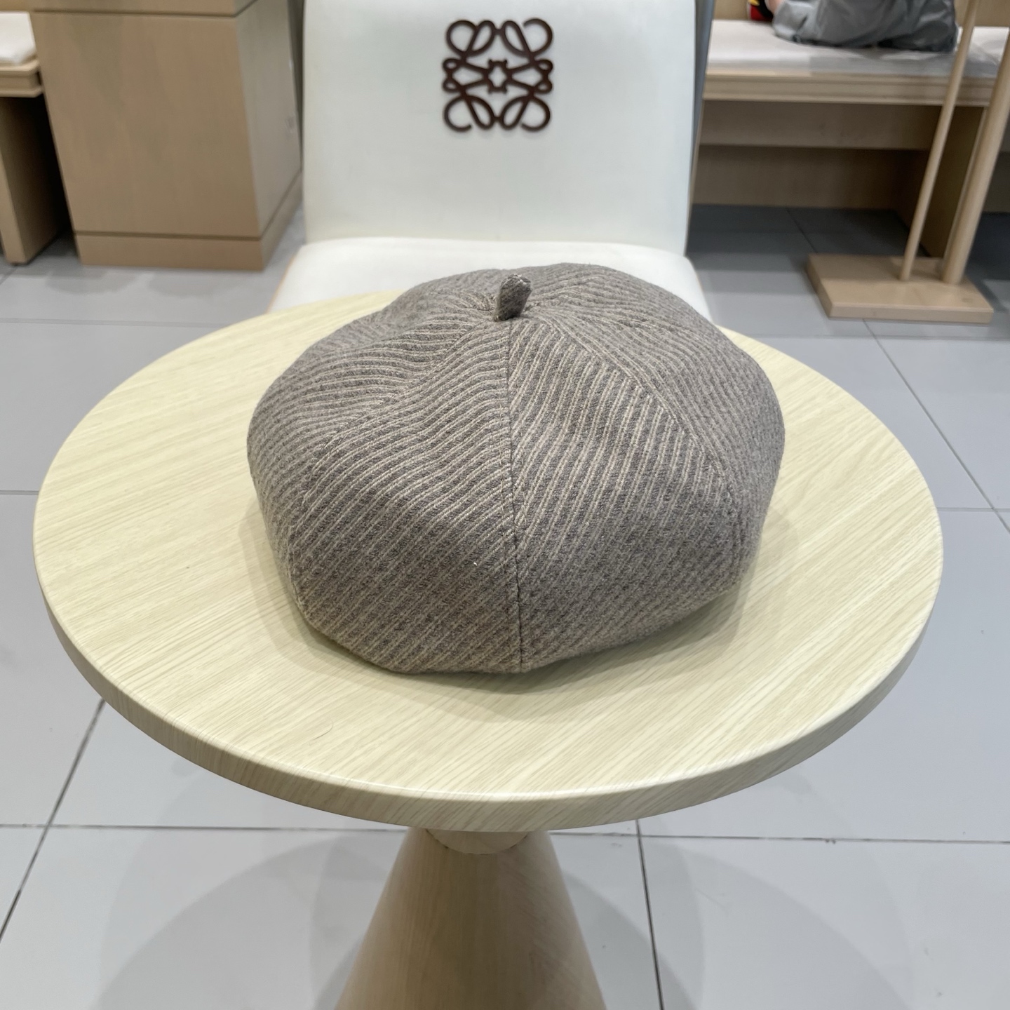  Chanel香奈儿秋冬保暖纹理显瘦减龄毛呢贝雷帽子女网红小众休闲百搭时尚画家帽