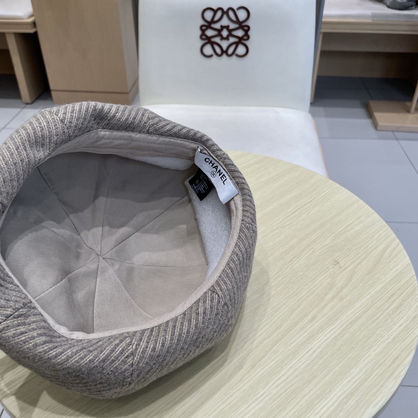  Chanel香奈儿秋冬保暖纹理显瘦减龄毛呢贝雷帽子女网红小众休闲百搭时尚画家帽