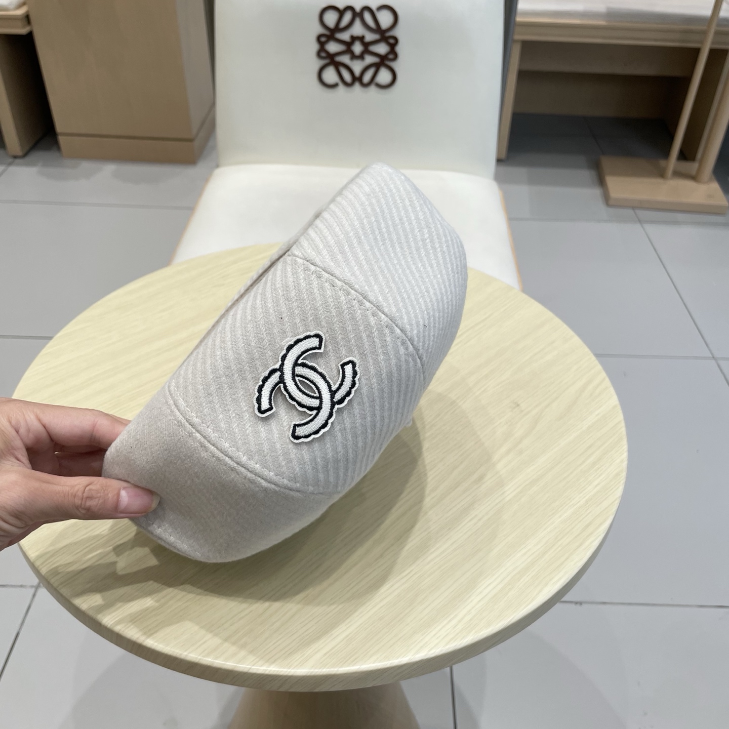  Chanel香奈儿秋冬保暖纹理显瘦减龄毛呢贝雷帽子女网红小众休闲百搭时尚画家帽