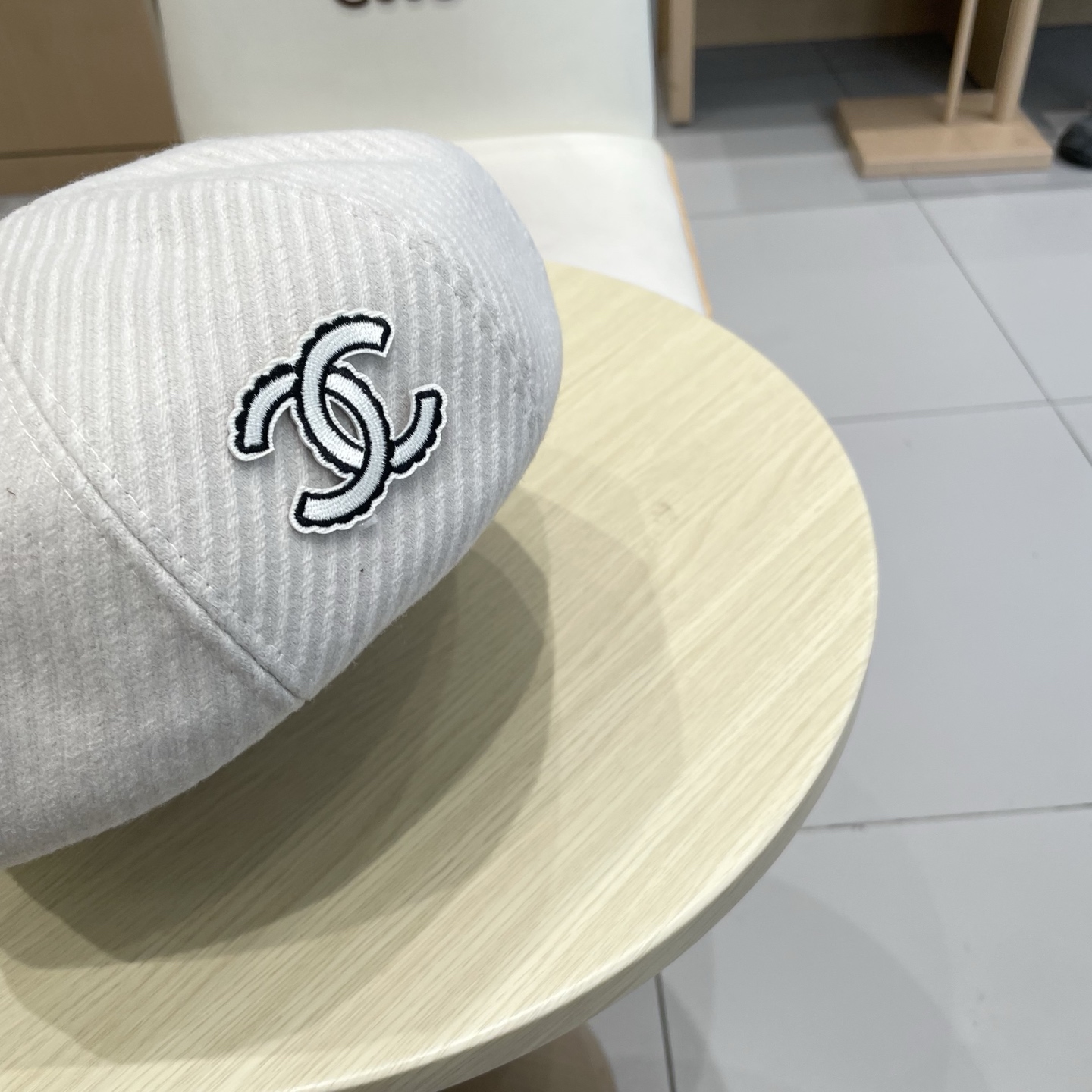  Chanel香奈儿秋冬保暖纹理显瘦减龄毛呢贝雷帽子女网红小众休闲百搭时尚画家帽