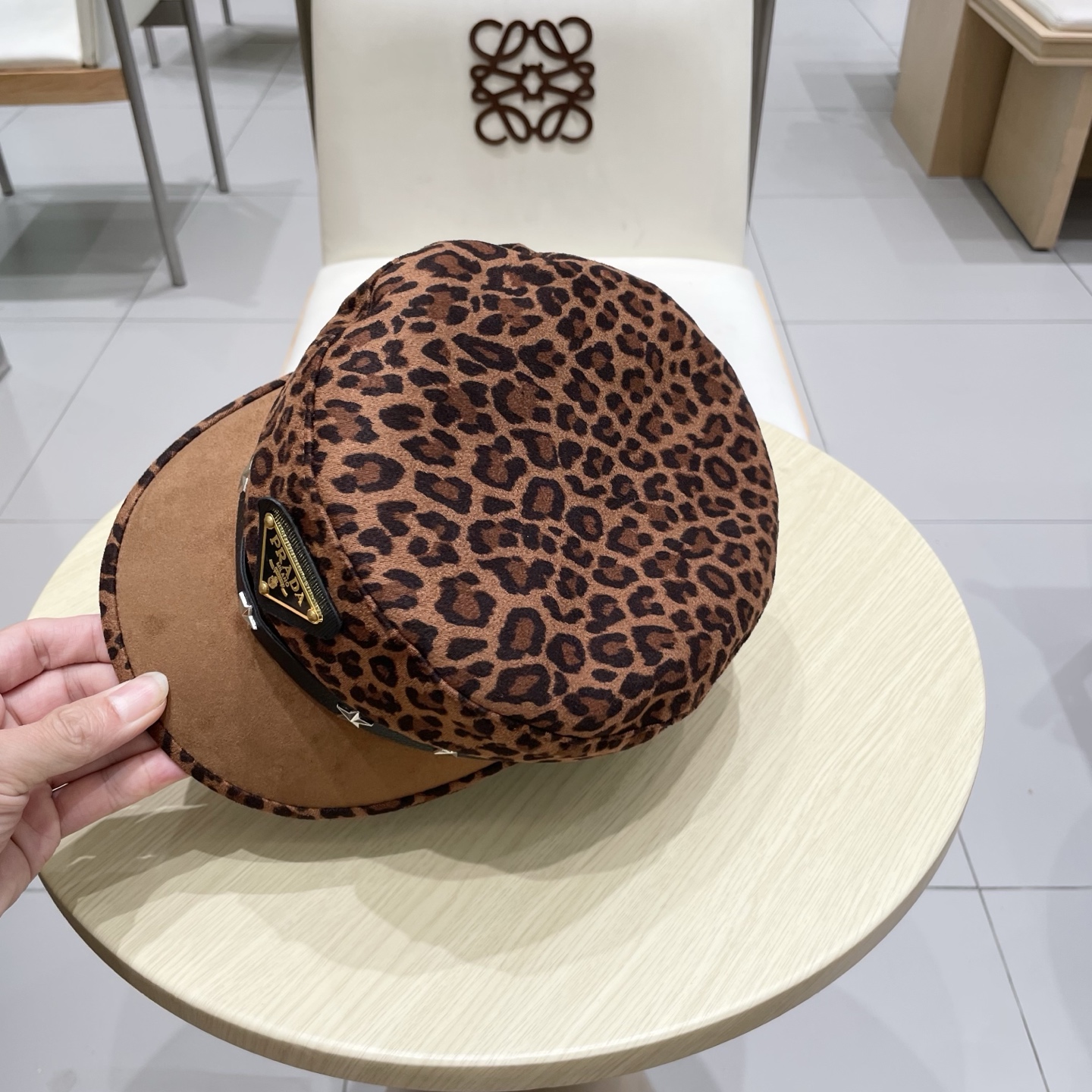 🆕rada普拉达美式复古豹纹八角贝雷帽女小众亚文化甜酷辣妹风街头时髦画家帽子