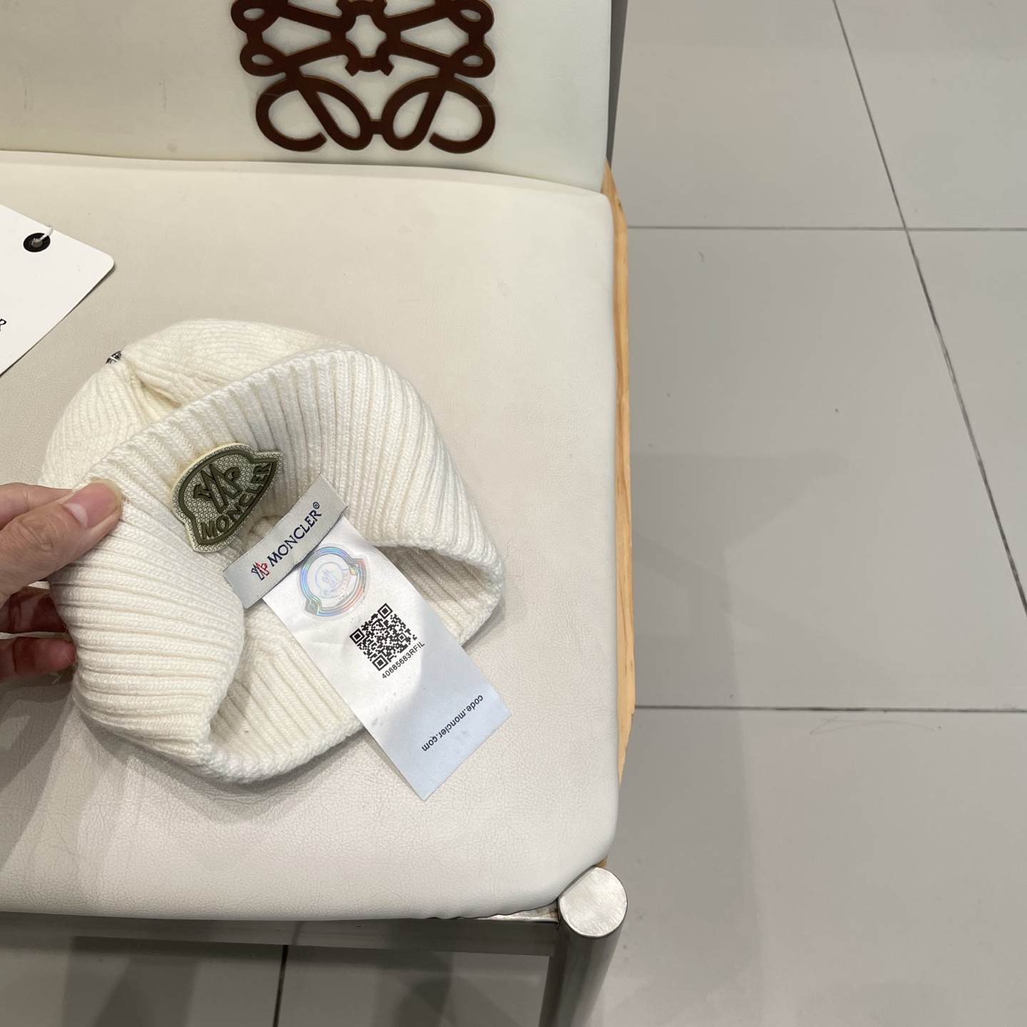  蒙口MONCLER🎩官方热卖爆款，羊毛针织毛线帽，百分之70羊毛，30兔毛，时尚好品质高端大气，超柔软