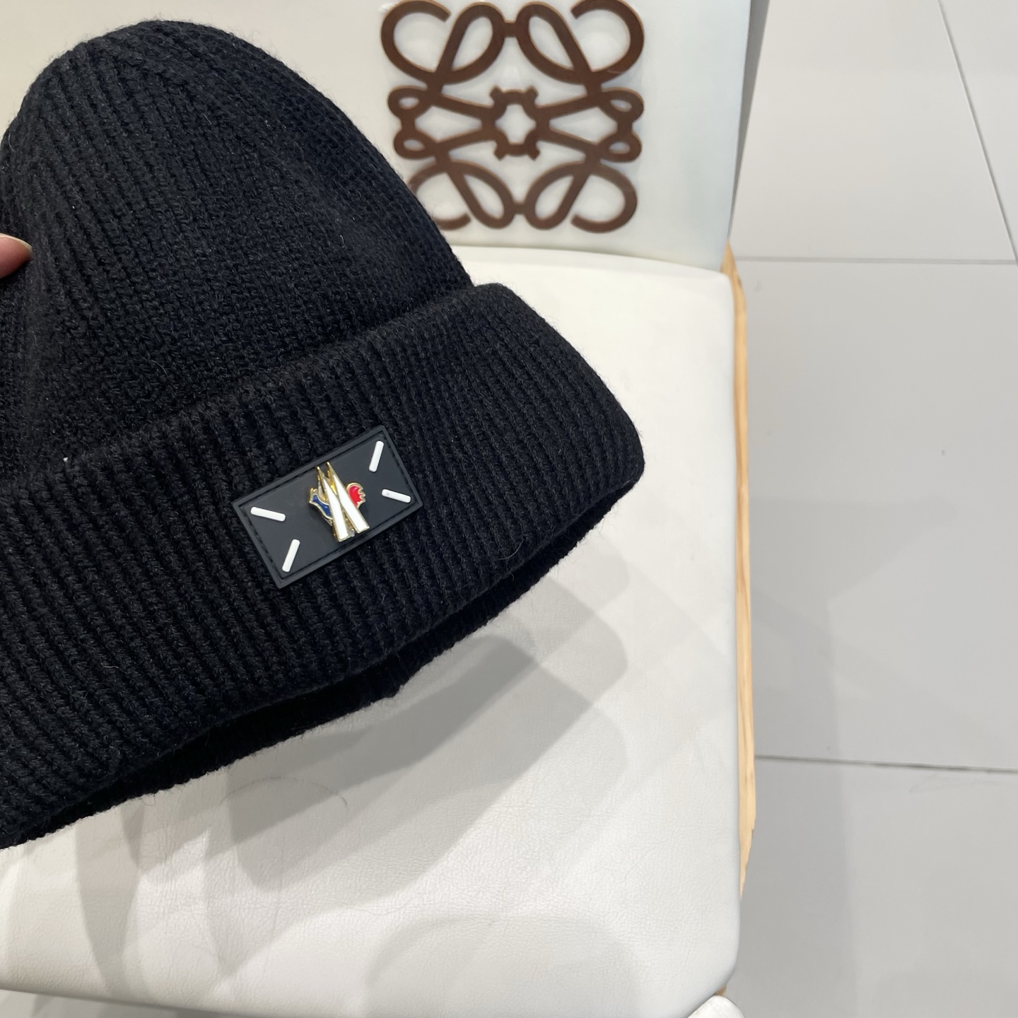  蒙口Moncler盟可睐💥官网经典针织帽，原单复刻.非常柔软亲肤，弹性很好💓有质感又非常百搭的款式~保